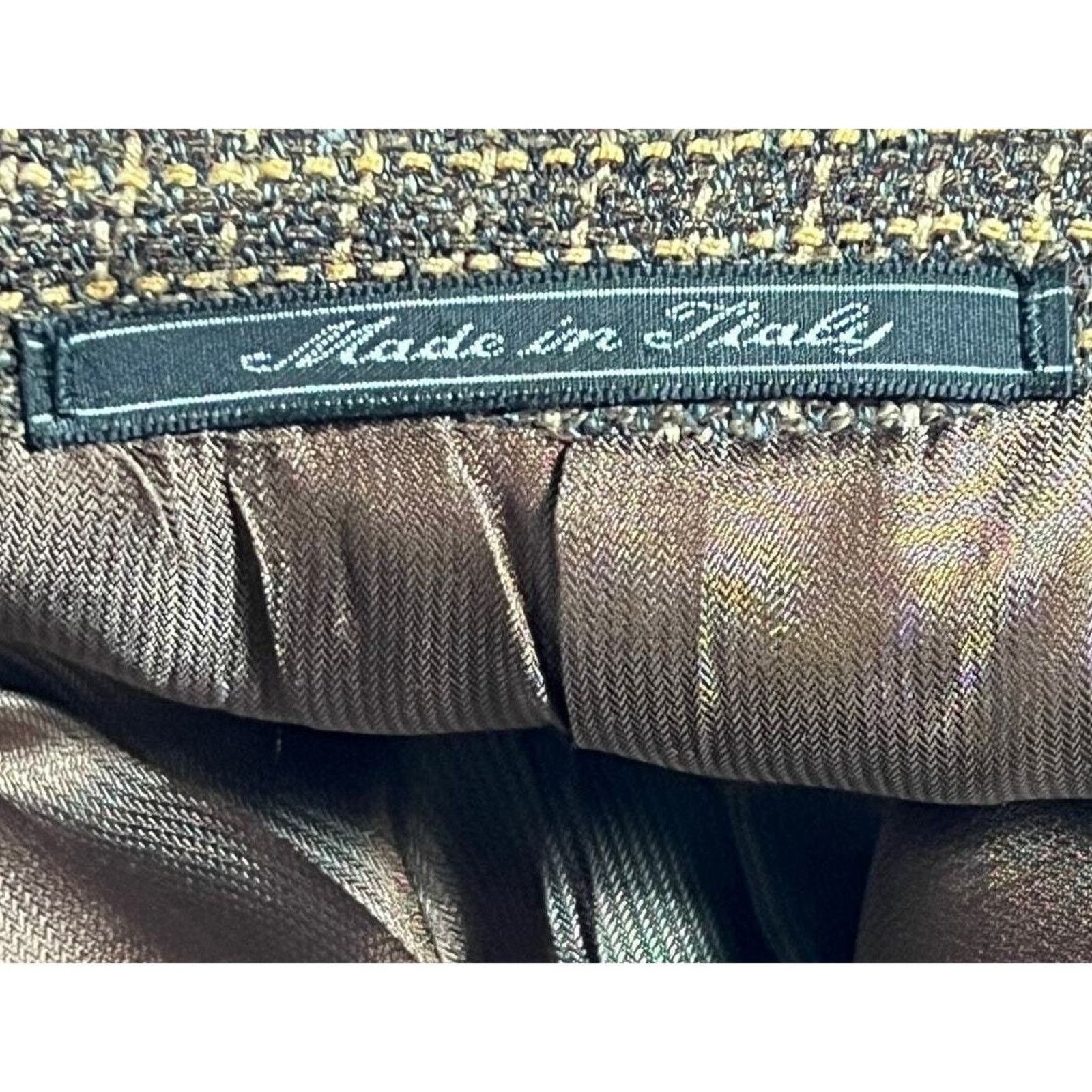 Ermenegildo Zegna Ermenegildo Zegna Blazer Brown Wool Linen Coat Jacket Sz 40R Size 40R - 10 Thumbnail