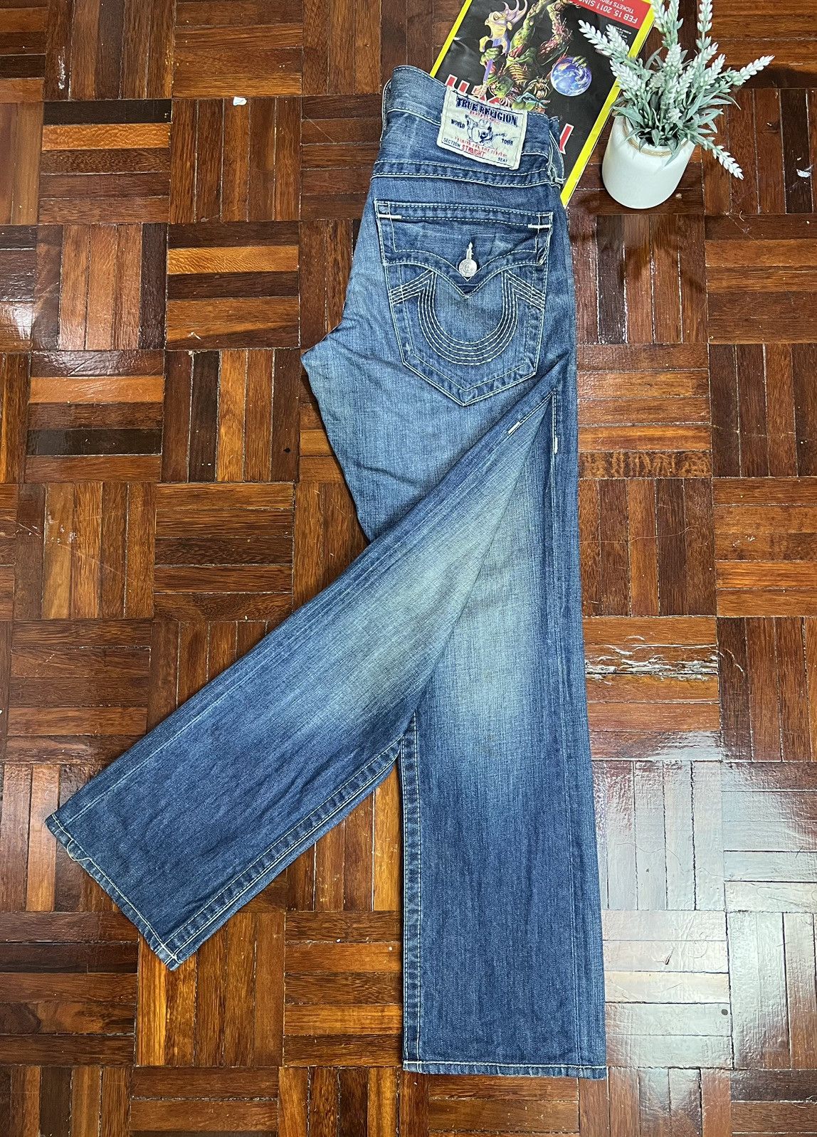 image of Accept Offervintage True Religion Made In Usa Straight in Denim, Men's (Size 34)