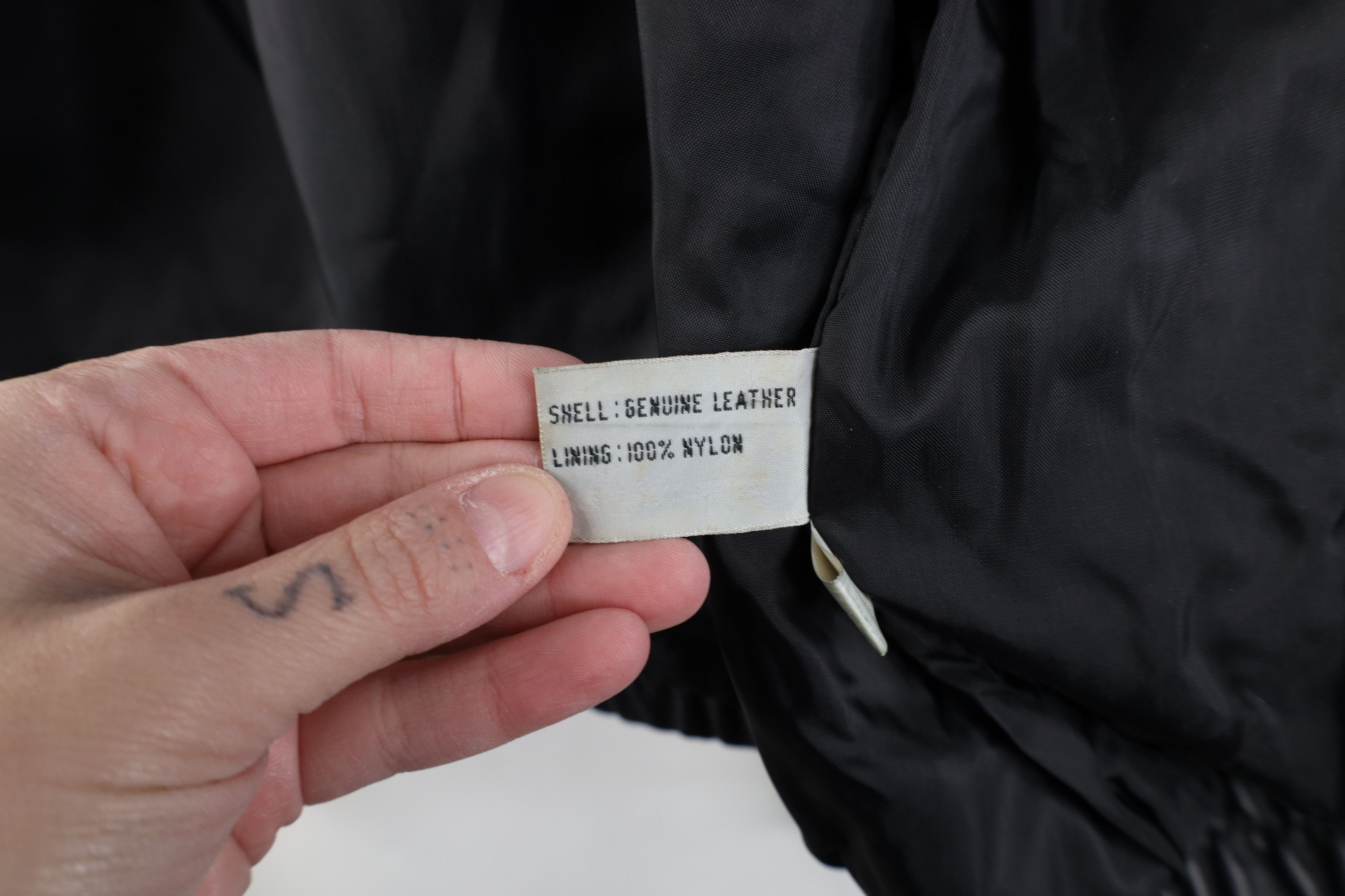 Vintage Vintage 90s Streetwear Full Zip Bomber Jacket Coat Black Size US XXL / EU 58 / 5 - 13 Thumbnail