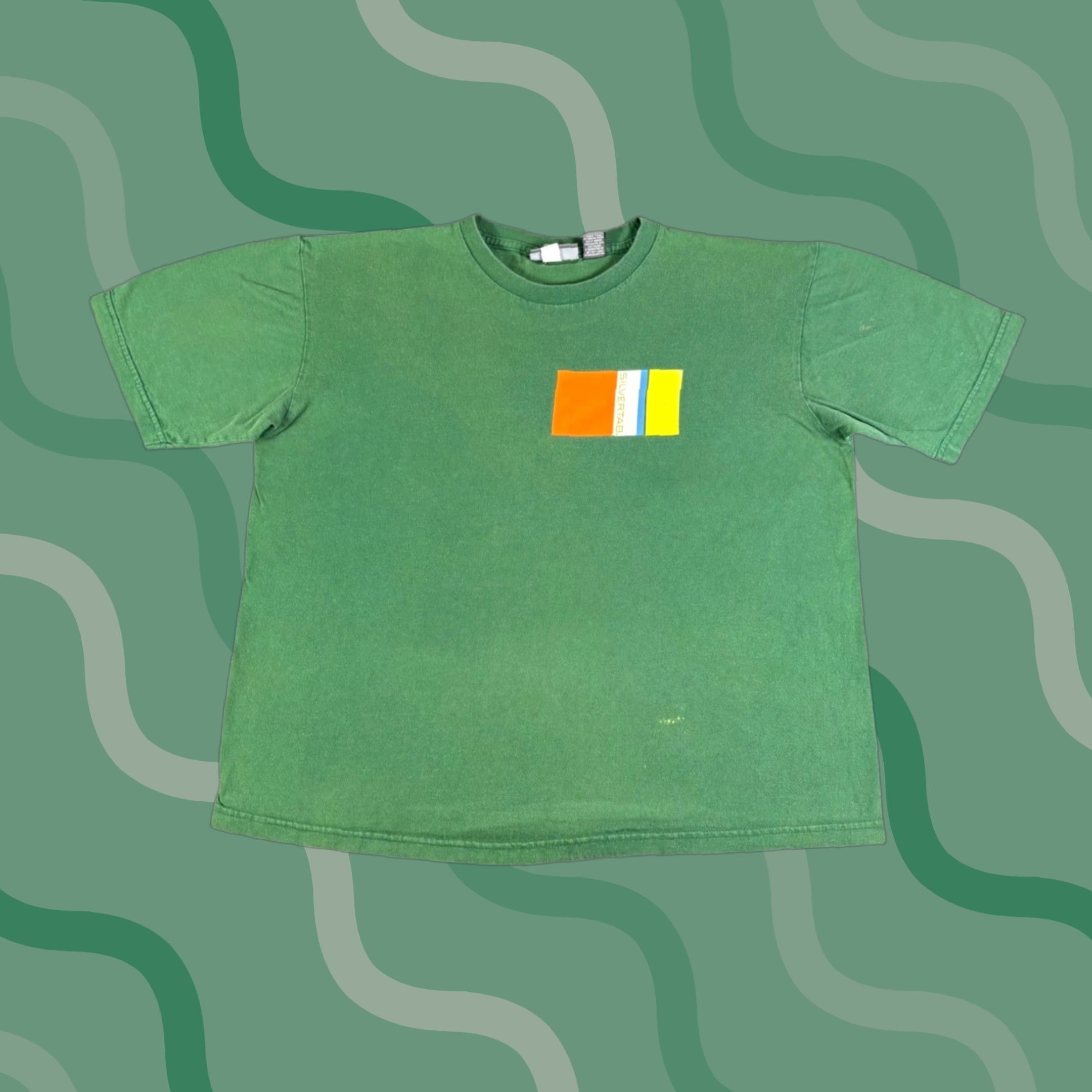 Logo 7 VINTAGE Levis Silvertab T Shirt Graphic Logo Green Mens Size Large 90s Size US L / EU 52-54 / 3 - 1 Thumbnail