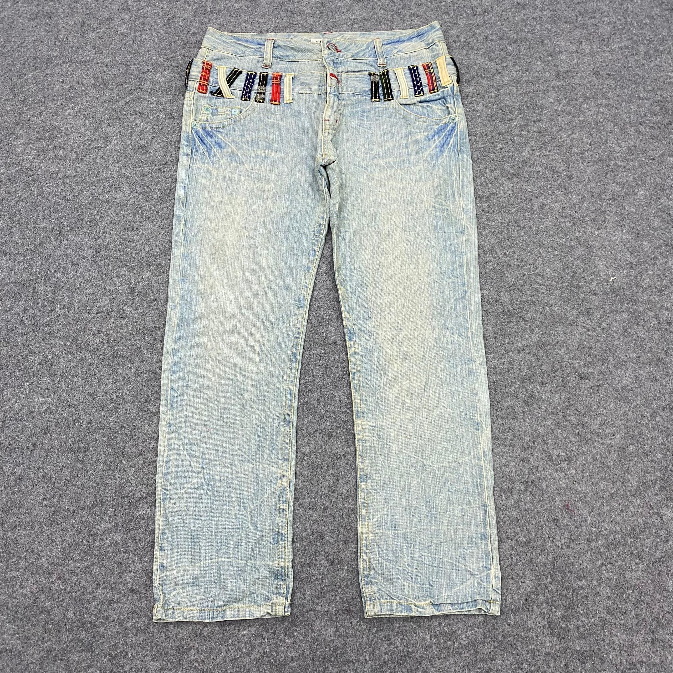 If Six Was Nine 💥Best Offer💥Vintage Clief De Sol Double Waist Denim Size US 34 / EU 50 - 1 Thumbnail