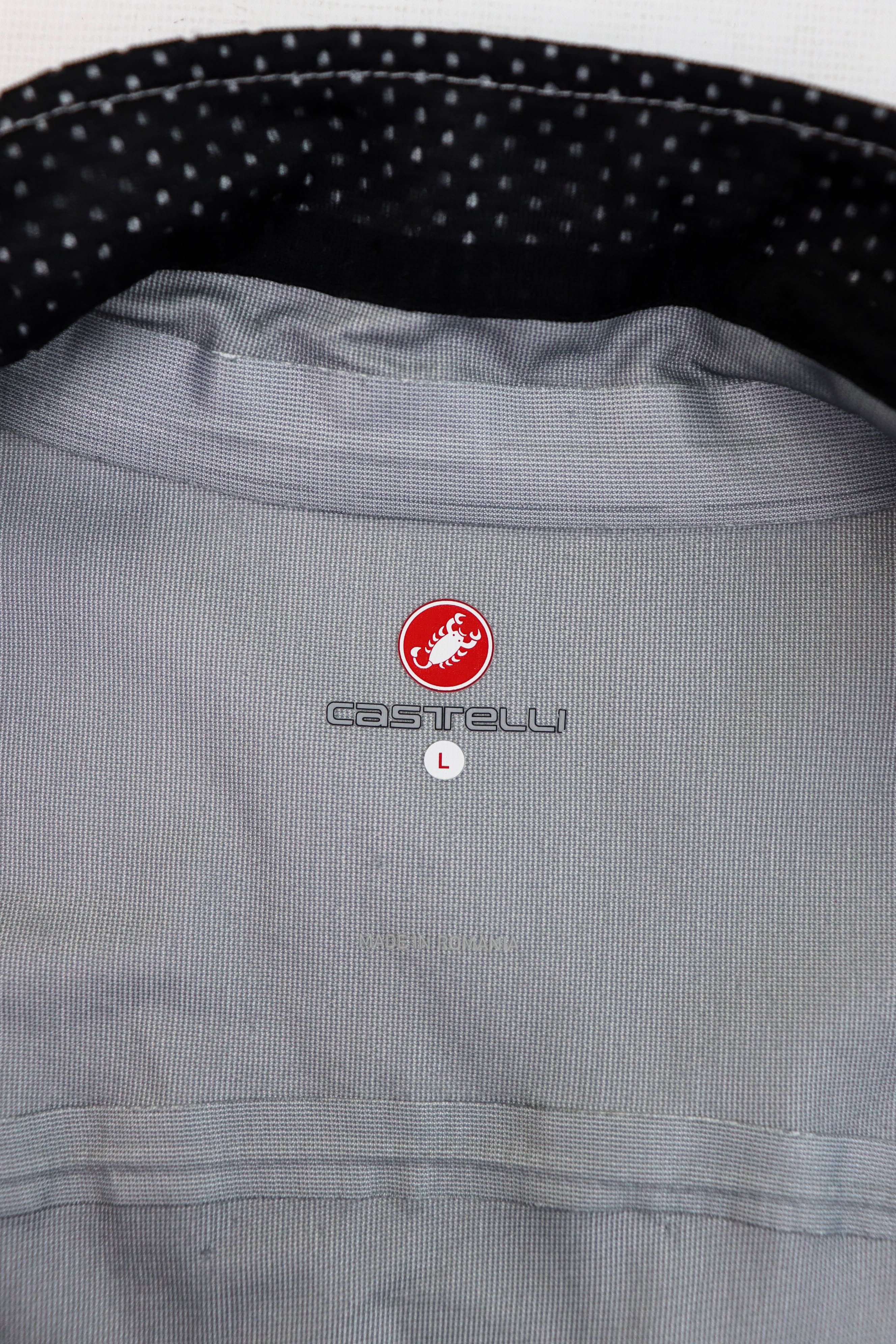 Other CASTELLI Event Waterproof Fabric Silver Gray Cycling Jacket Size US L / EU 52-54 / 3 - 20 Thumbnail
