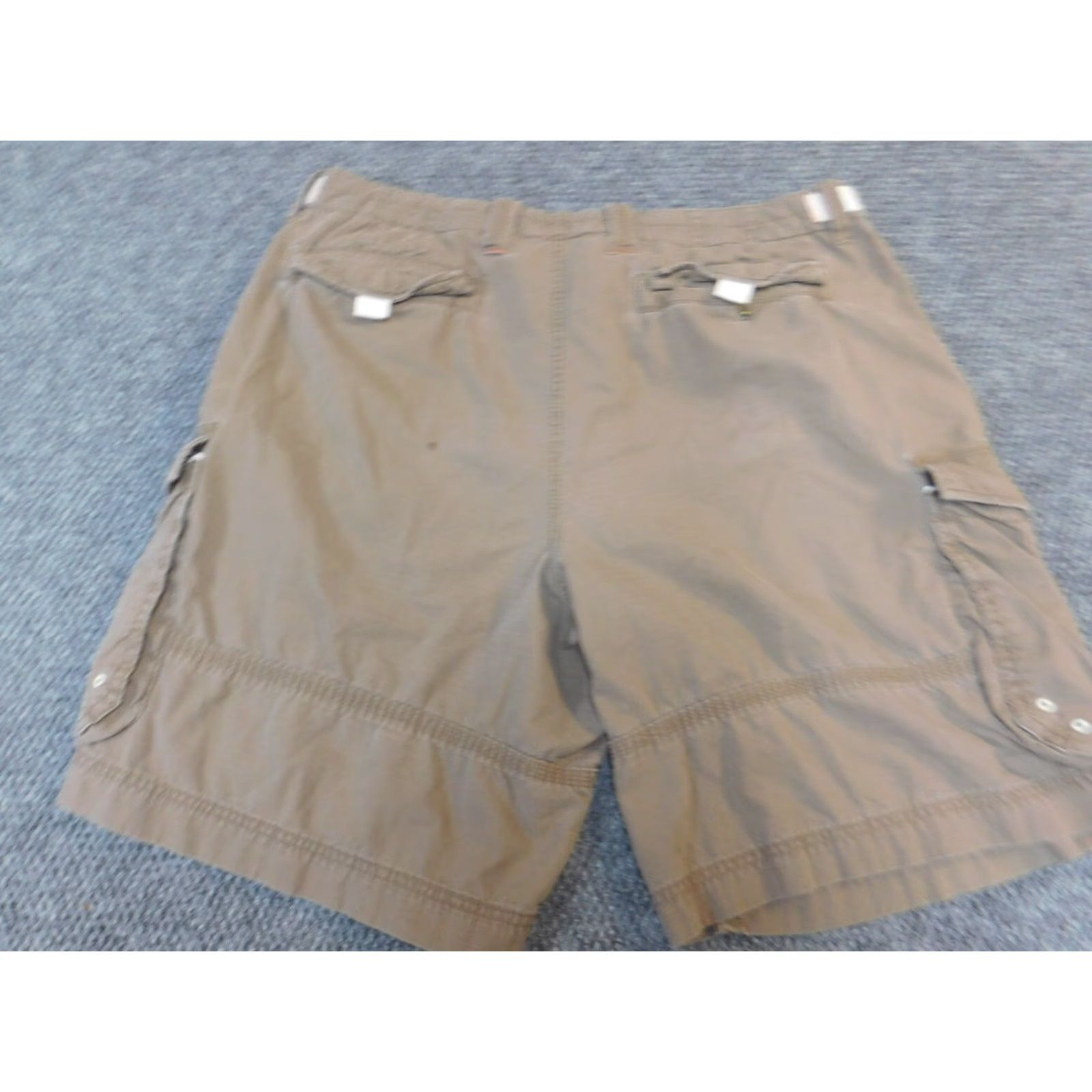 Vintage Lanesboro Mens Cargo Shorts 40W Brown Denim Cotton Flat Front Zip Casual Relaxed Regular 40in Waist Mens Cargo Shorts Brown Vintage? No. Size US 40 / EU 56 - 6 Thumbnail