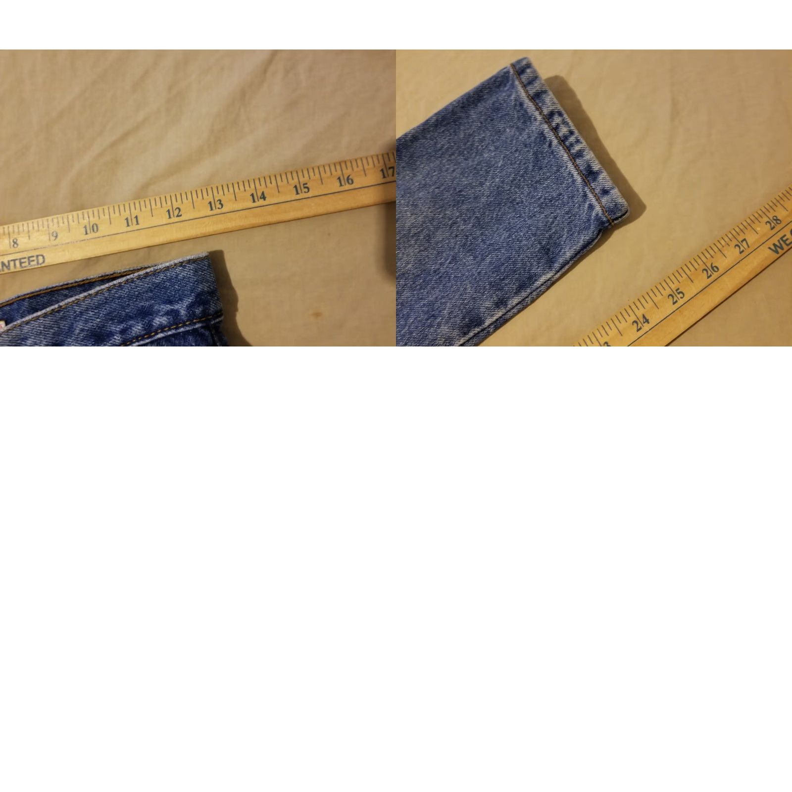 Guess VINTAGE GUESS Jeans Womens 10 Denim Tapered Blue Pants Size 32" / US 10 / IT 46 - 8 Thumbnail