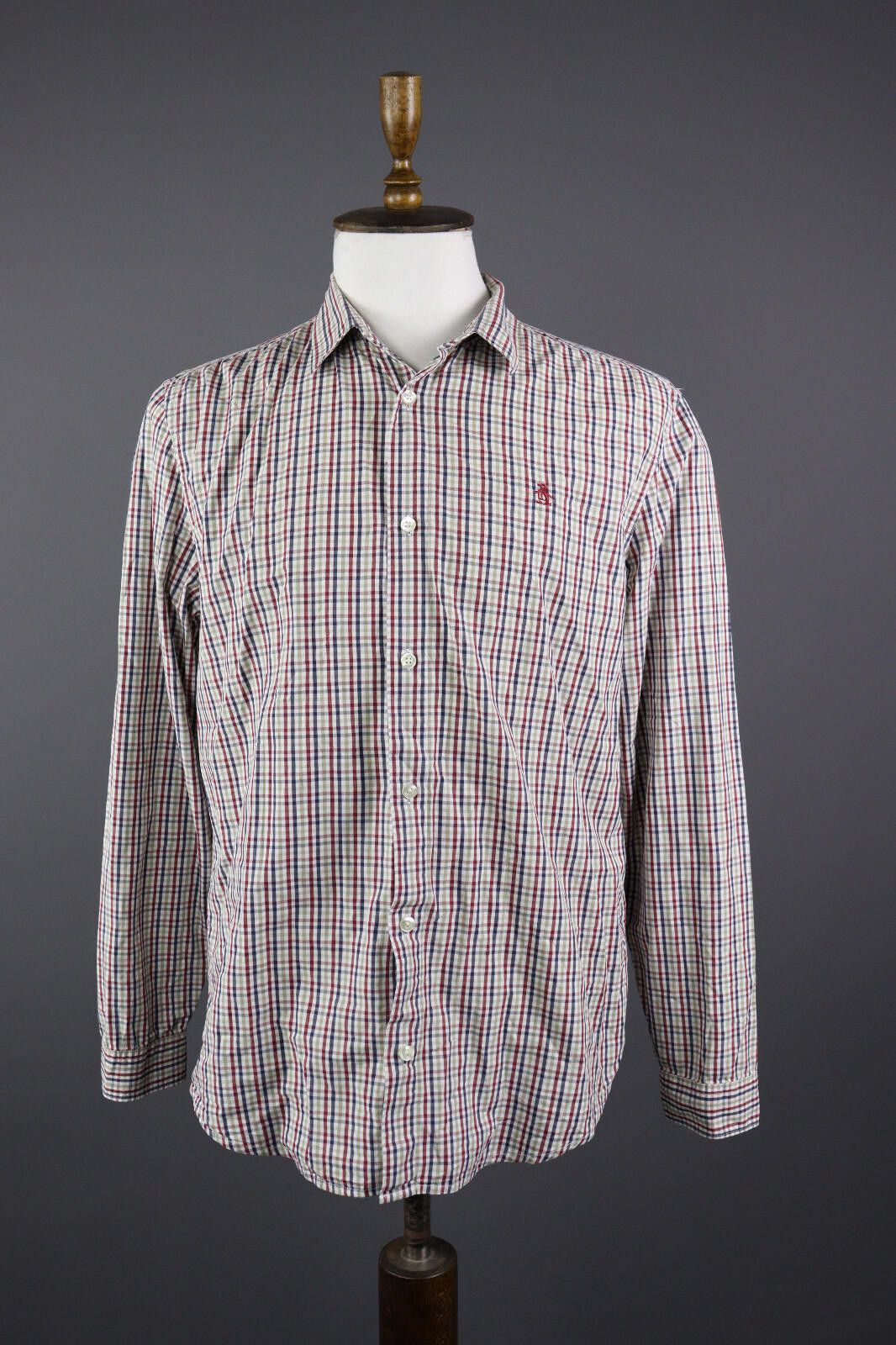 Original Penguin Men Penguin Heritage Slim Fit Casual Shirt Cotton Size XL Size US XL / EU 56 / 4 - 1 Thumbnail