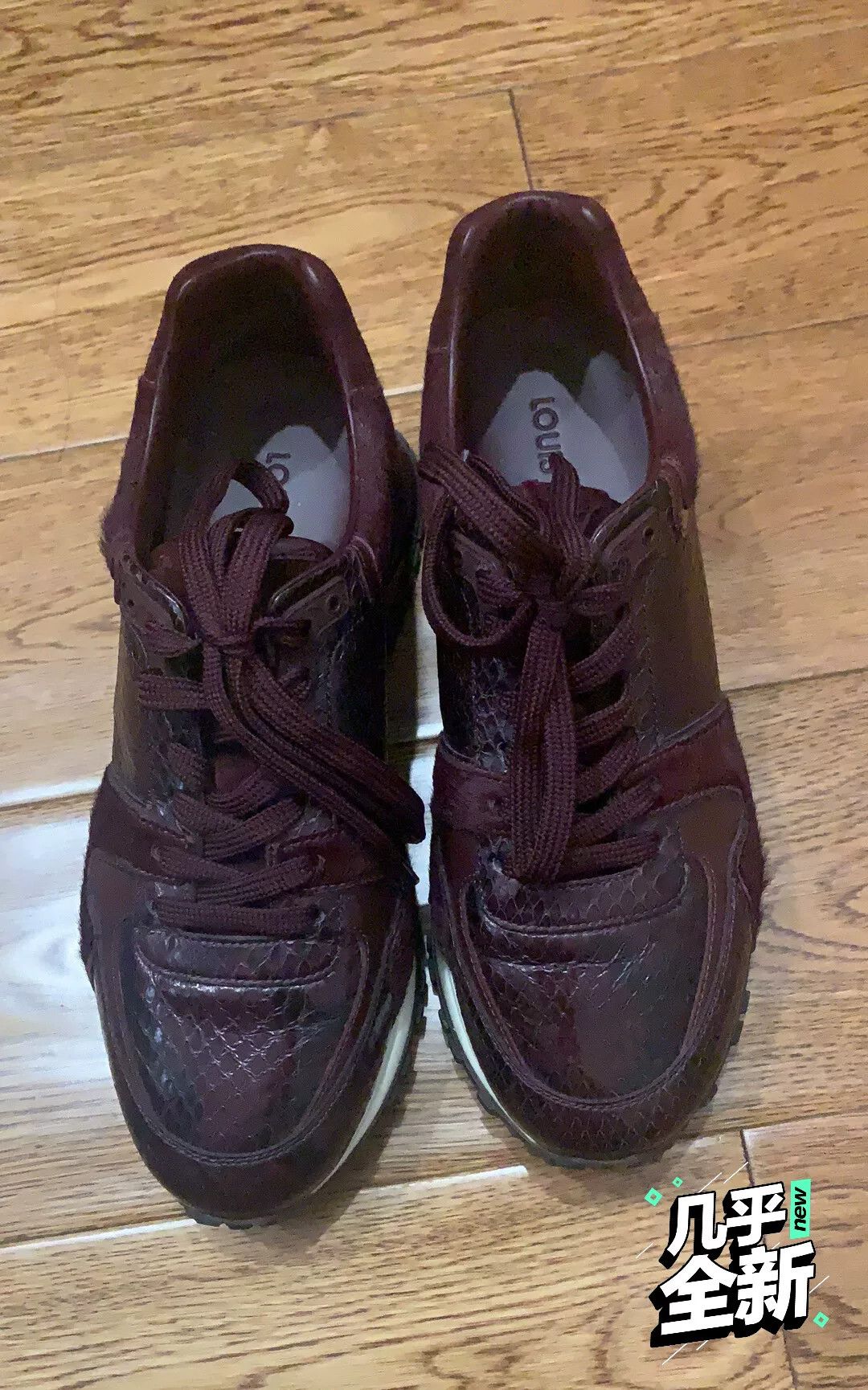 Louis Vuitton LV Python Leather Sneakers Size US 5 / IT 35 - 1 Thumbnail