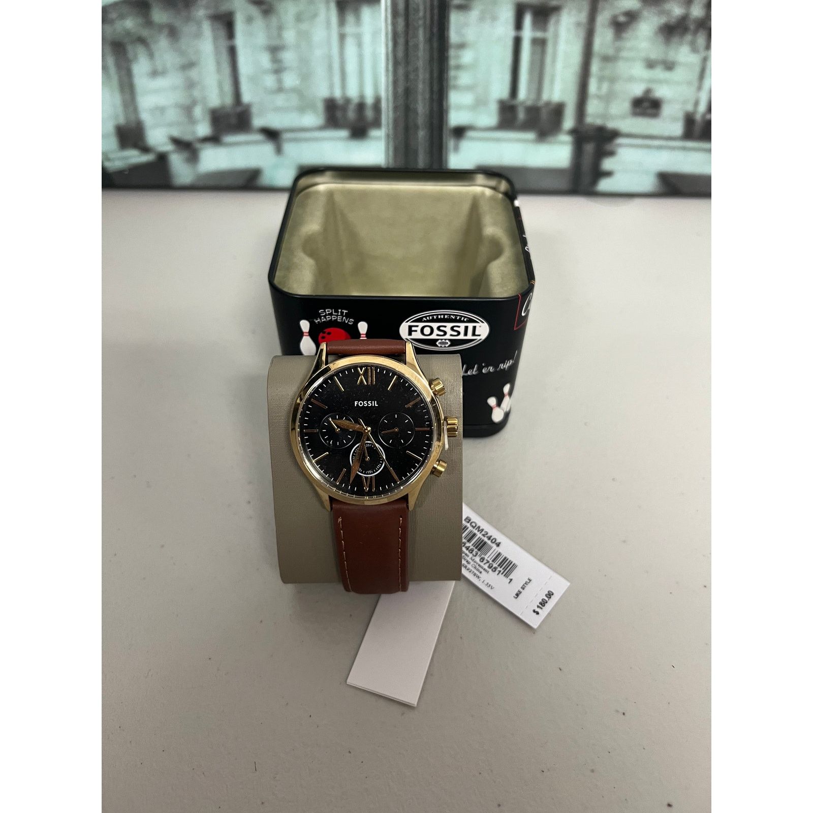 Fossil Fossil BQ2404 Fenmore Multifunction Brown Leather Watch Size ONE SIZE - 2 Thumbnail