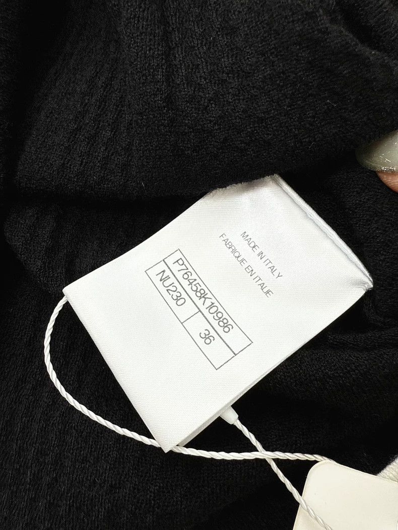 Chanel Chanel 24C black white edge knitted short sleeves Size XS / US 0-2 / IT 36-38 - 6 Thumbnail