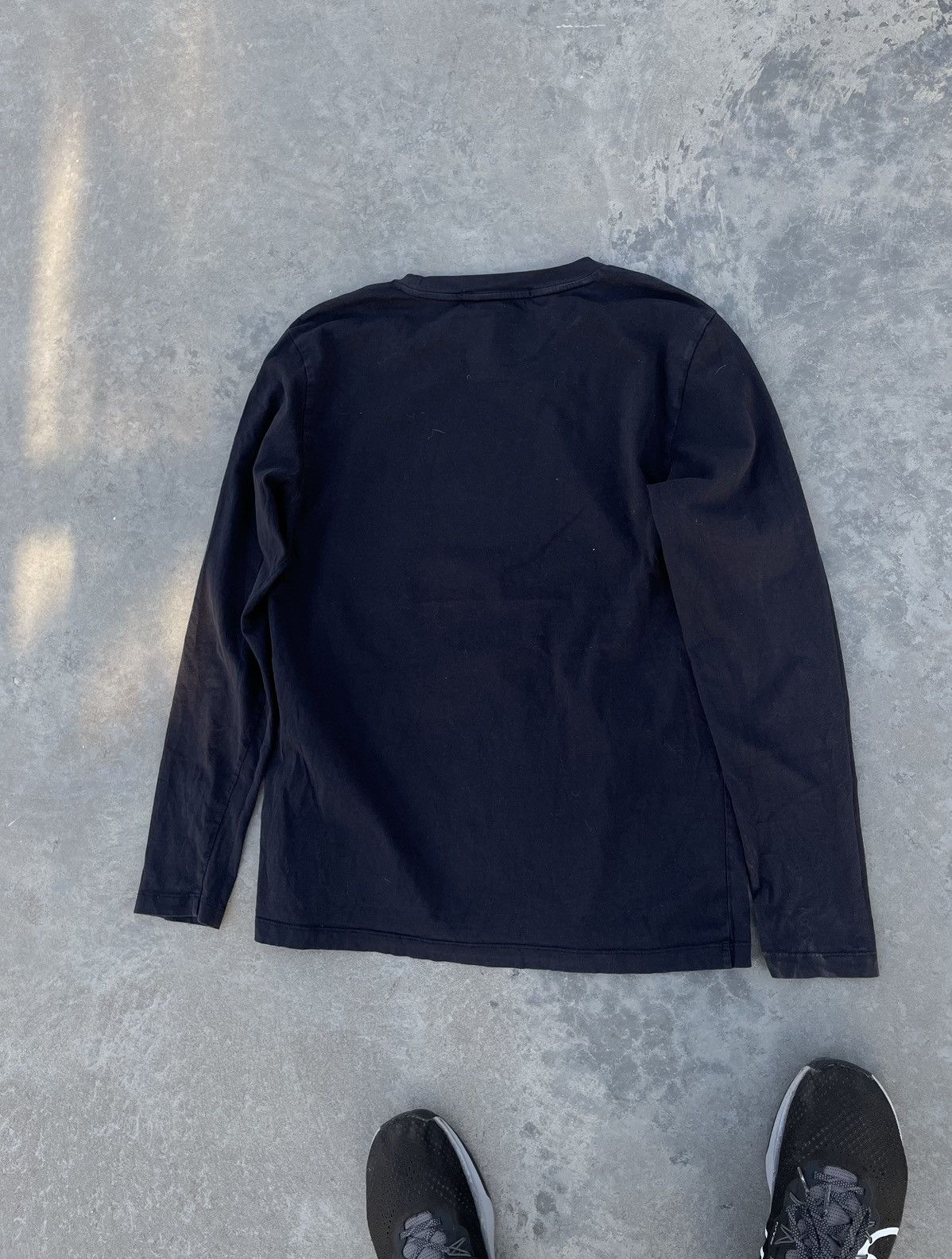 Calvin Klein × Vintage Calvin Klein Y2K Long Sleeve Shirt Tee Small City Logo Size US M / EU 48-50 / 2 - 8 Thumbnail
