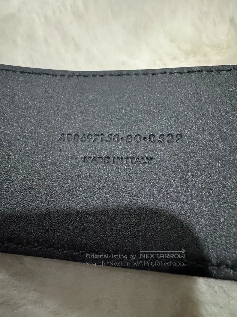 Saint Laurent Paris size 80 Leather Belt