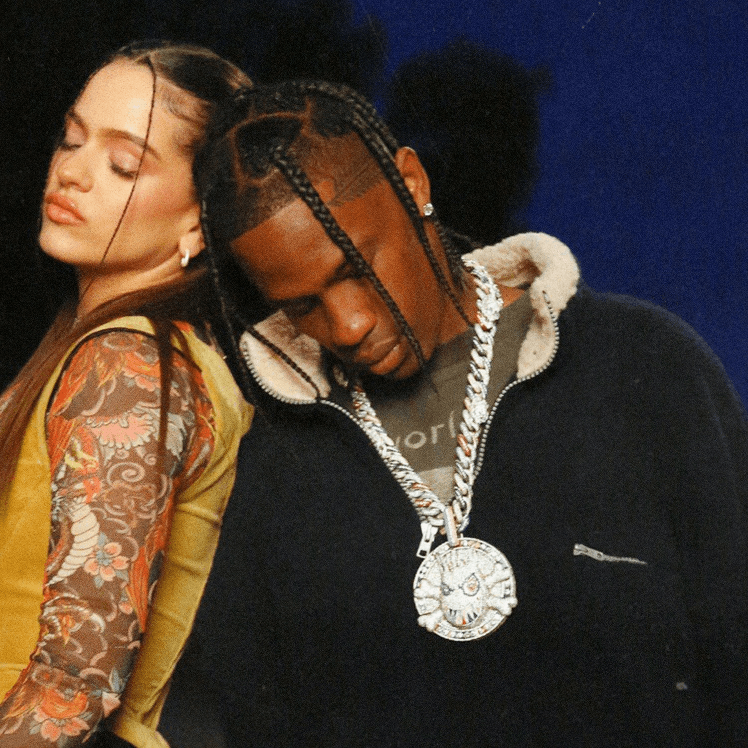image of Paccbet Fleece (Worn By Travis Scott) in Navy, Men's (Size Medium)
