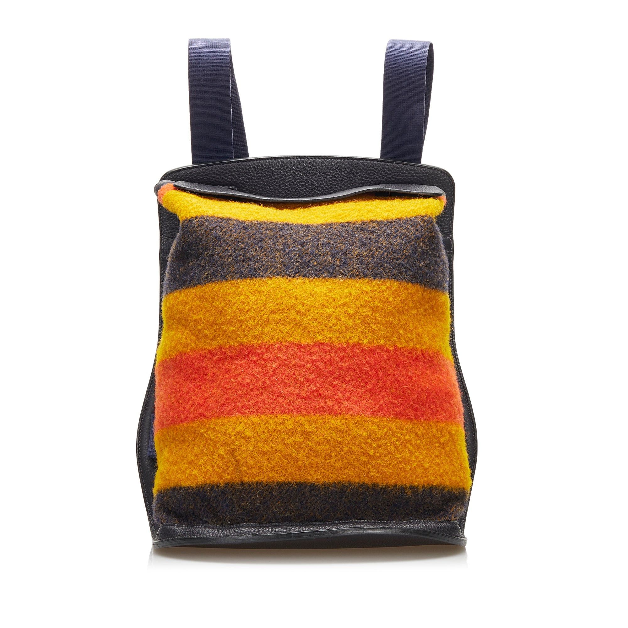 image of Hermes Sherpa Backpack in Black, Women's