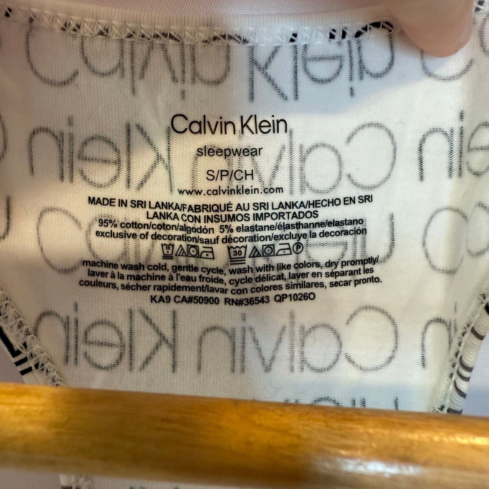 Calvin Klein Calvin Klein Sleep Tank S Womens Printed Racerback Comfy Size S / US 4 / IT 40 - 3 Thumbnail