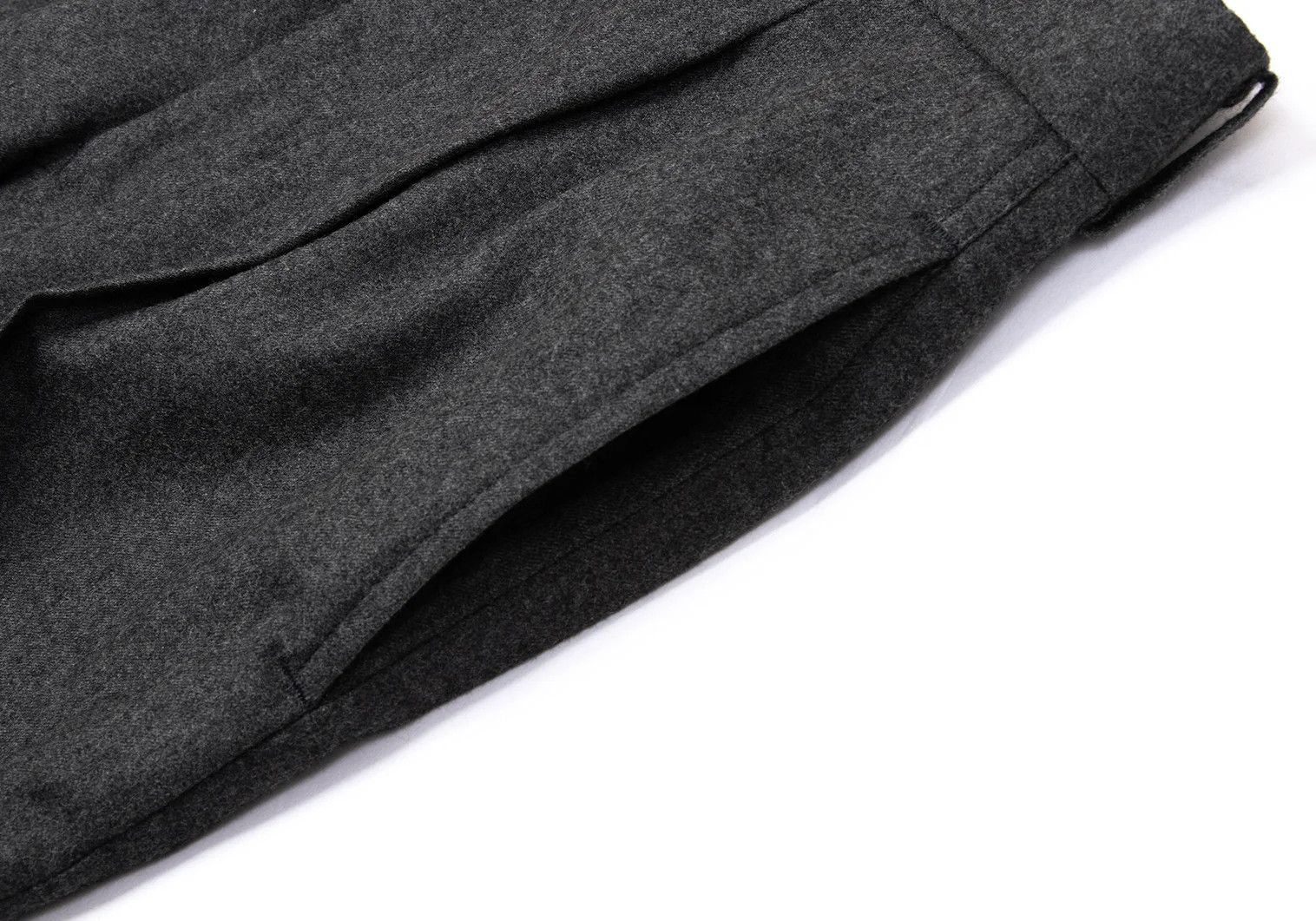 Jean Paul Gaultier Wool Tuck Pants in Gray, Size M Size US 34 / EU 50 - 4 Thumbnail
