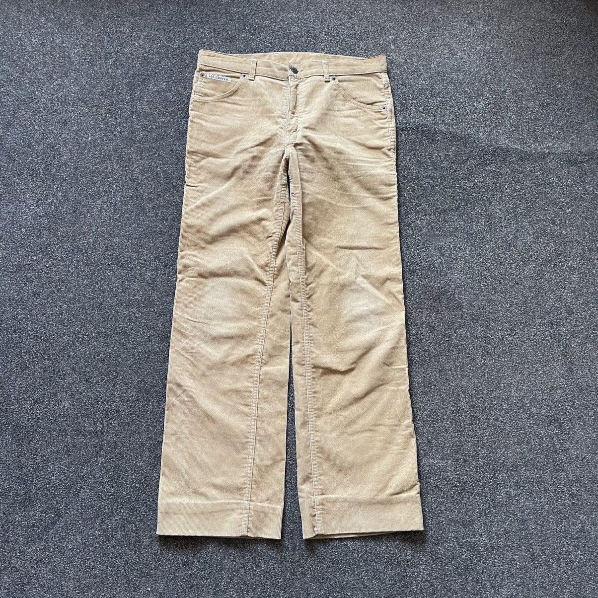 Vintage Vintage 90s Lee Relaxed Cargo Pants Workwear Khaki Indie 33 Size 33" - 1 Thumbnail