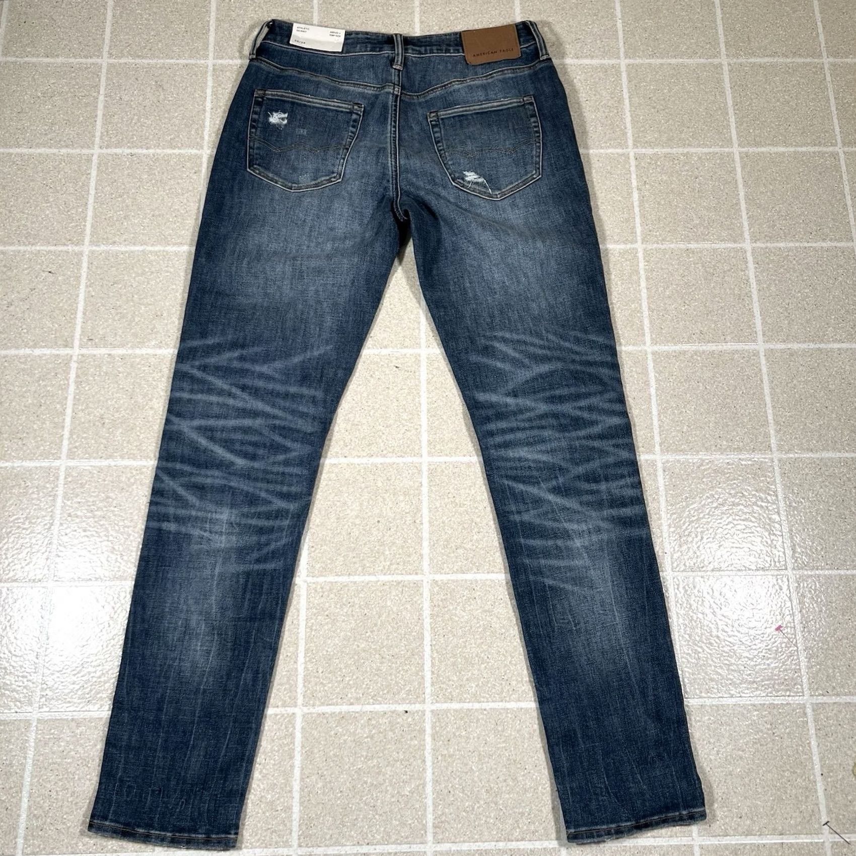 American Eagle Outfitters NWT American Eagle Outfitters Men’s Skinny Jeans Athletic 30x34 Distressed Blue NWT Mens Jeans 30 34 Distressed Athletic Skinny Jeans Size US 30 / EU 46 - 6 Thumbnail
