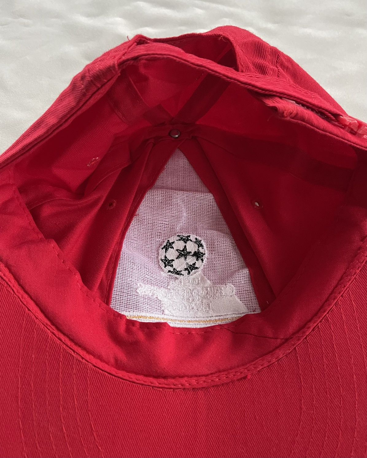 Vintage 80's Champions League Amster Beer Football Soccer Cap Hat Size ONE SIZE - 4 Thumbnail