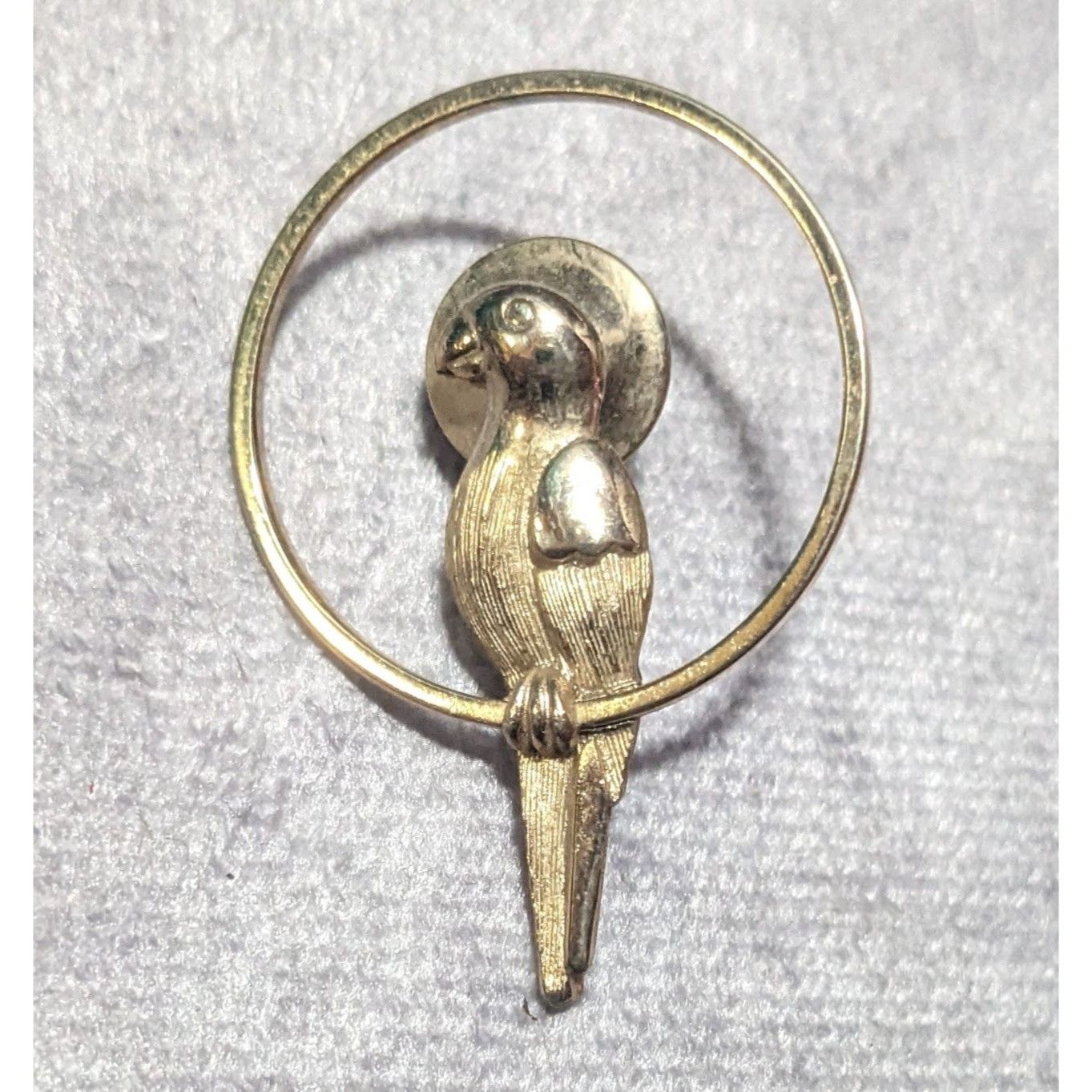 Other Vintage Avon Pretty Polly Sitting Parrot Gold Tone Brooch Size ONE SIZE - 4 Thumbnail