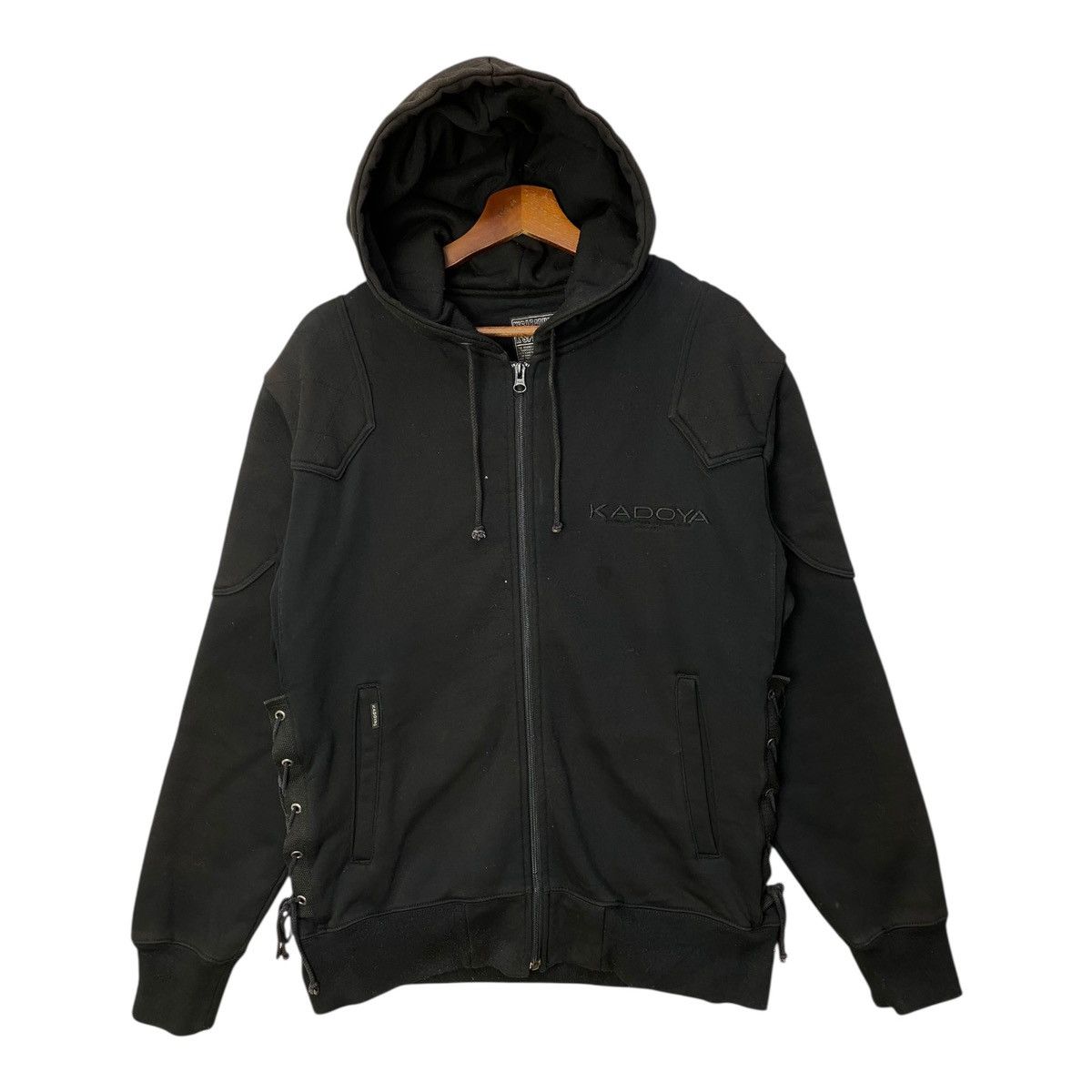 Kadoya Japanese Brand Kadoya Heavy Cotton Motorcycle Jacket Hoodie Size US L / EU 52-54 / 3 - 1 Thumbnail