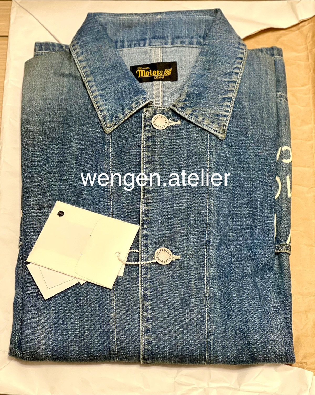 Visvim SS COVERALL JKT DMGD (VISVIM MOTORS CLUB) Size US L / EU 52-54 / 3 - 3 Thumbnail