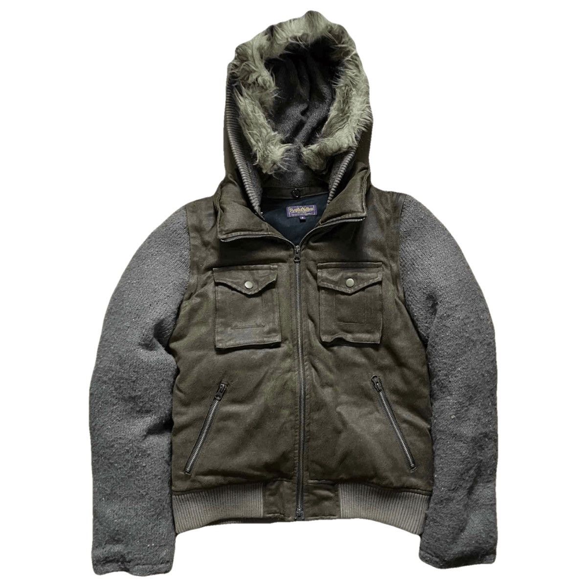 Japanese Brand 2000s Japanese archive docking fur hooded vest jacket Size US S / EU 44-46 / 1 - 2 Thumbnail