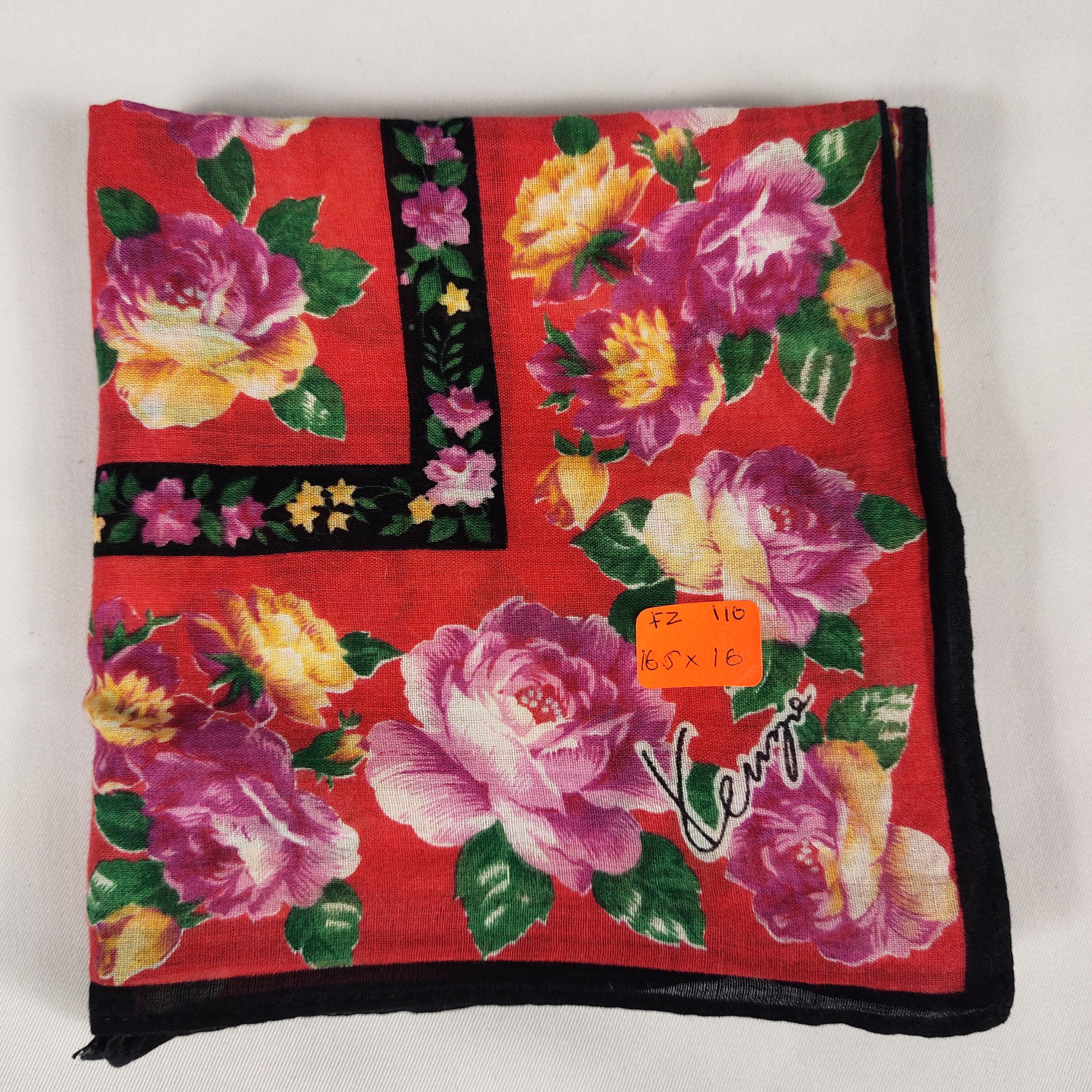 Kenzo × Vintage Kenzo Handkerchief / Handkerchief / Neckerchief FZ110 Size ONE SIZE - 2 Thumbnail