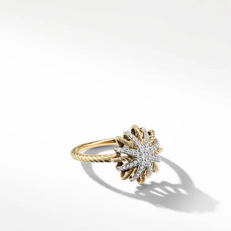 David Yurman o1s1wg111025 R09916D /Size 8 / Ring with Diamonds in Golden Size ONE SIZE - 1 Preview