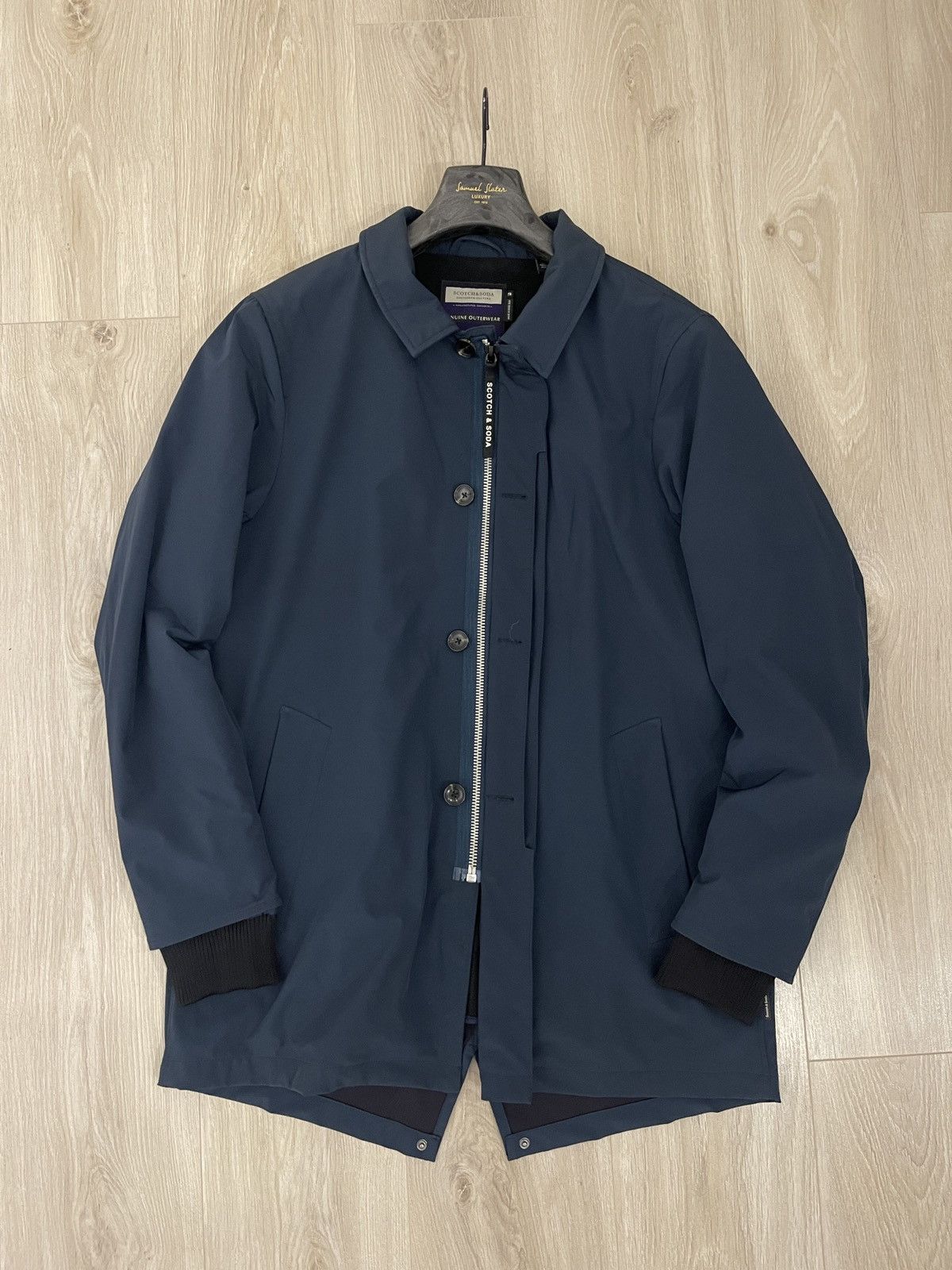 Scotch & Soda Scotch&Soda waterproof jacket blue men’s windbreaker Size US L / EU 52-54 / 3 - 5 Thumbnail