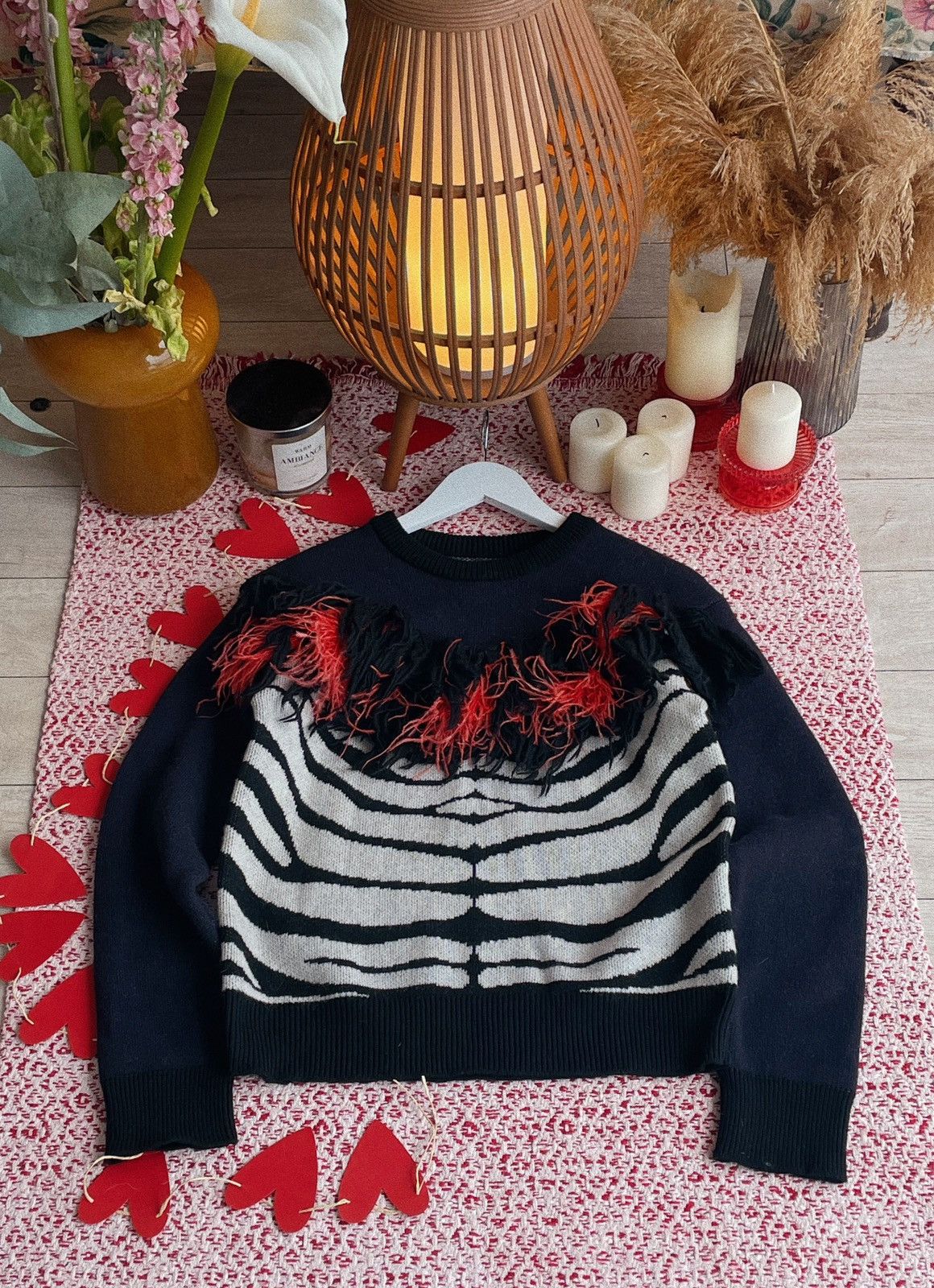 Sacai Archive Sacai FW2013 Zebra Wool Sweater Size XS / US 0-2 / IT 36-38 - 4 Thumbnail