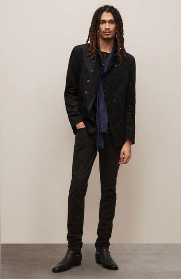 John Varvatos Slim Fit Double breasted Cutaway Jacket. 52 Size US L / EU 52-54 / 3 - 3 Thumbnail