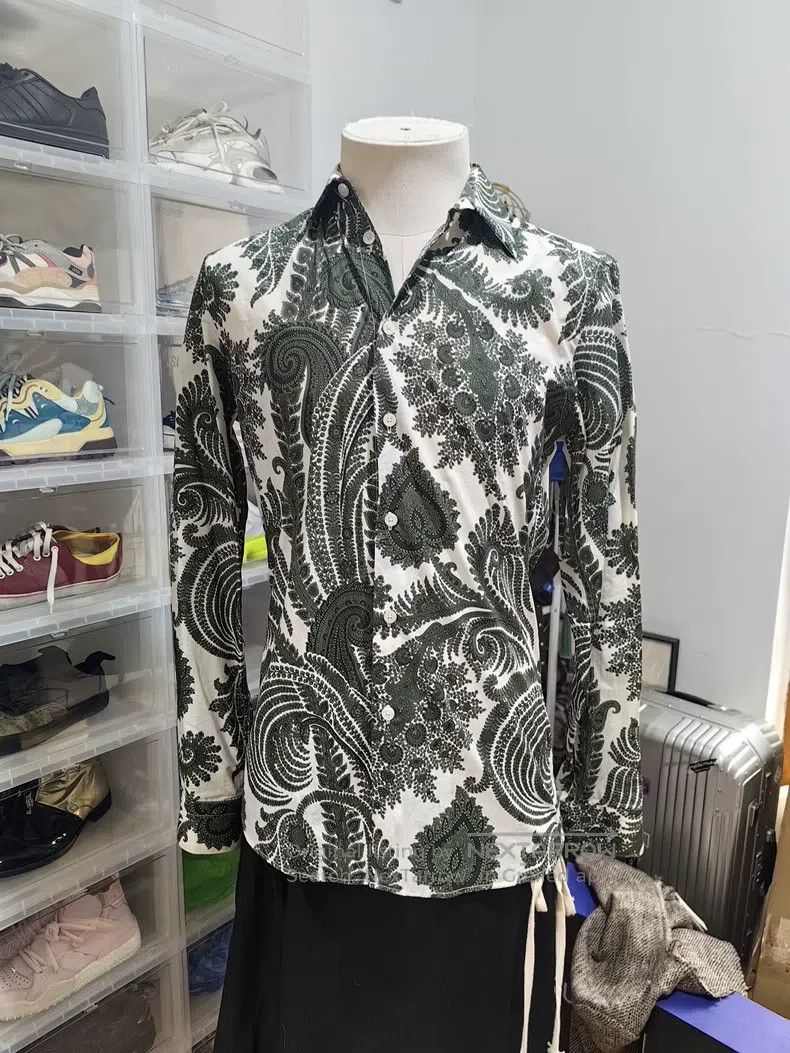 Givenchy Givenchy Mandarin Collar Floral Shirt Size XS / US 0-2 / IT 36-38 - 1 Thumbnail