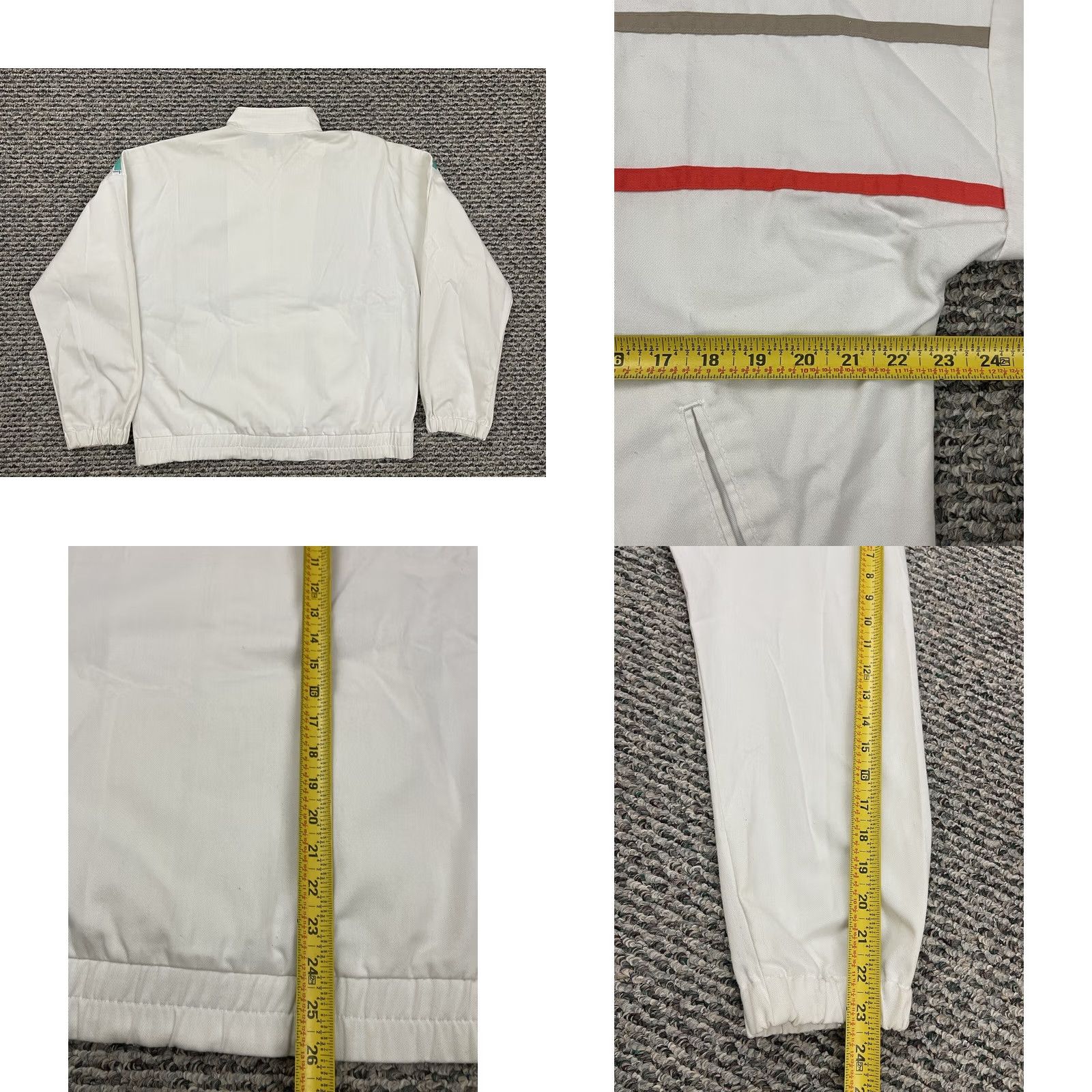 Levi's VINTAGE Levi’s Jacket Mens L White Striped Western 90s Zip Pockets USA Western Size US L / EU 52-54 / 3 - 8 Thumbnail
