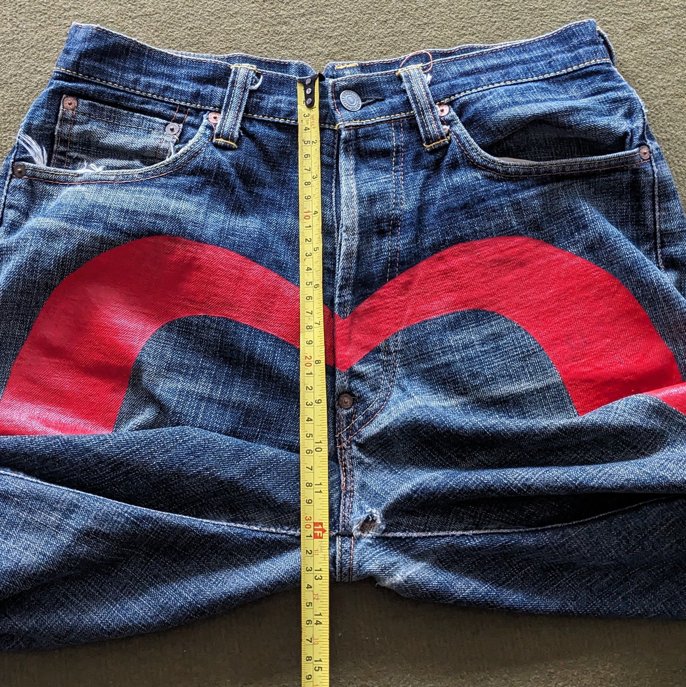 Evisu Vintage EVISU Japanese Fashion Brand Jeans Size US 30 / EU 46 - 6 Thumbnail