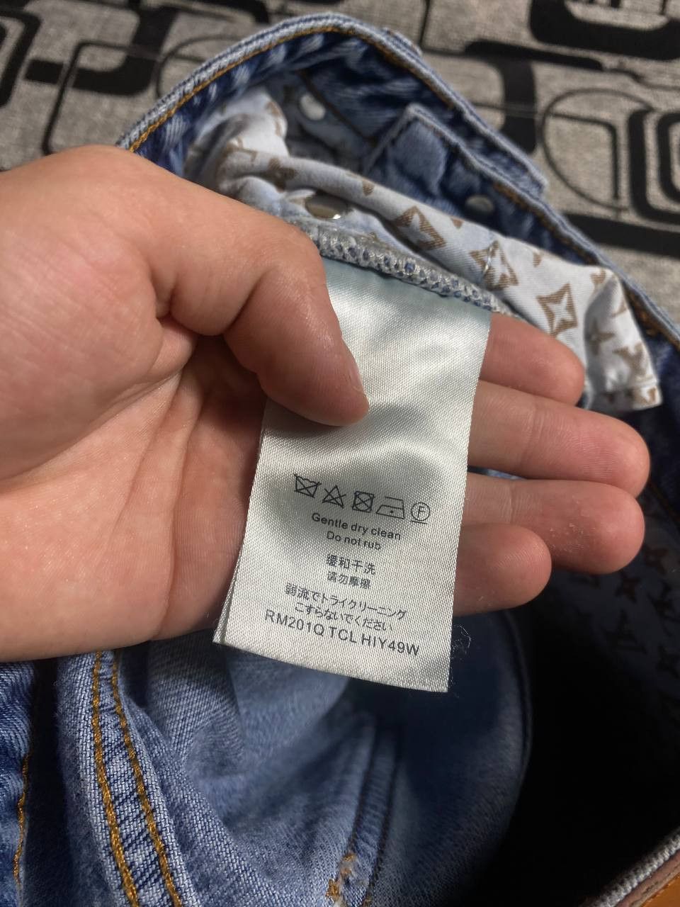 Japanese Brand Crazy Crash Dirty Baggy Faded Jean Japan Avant Garde Style Size US 28 / EU 44 - 17 Thumbnail