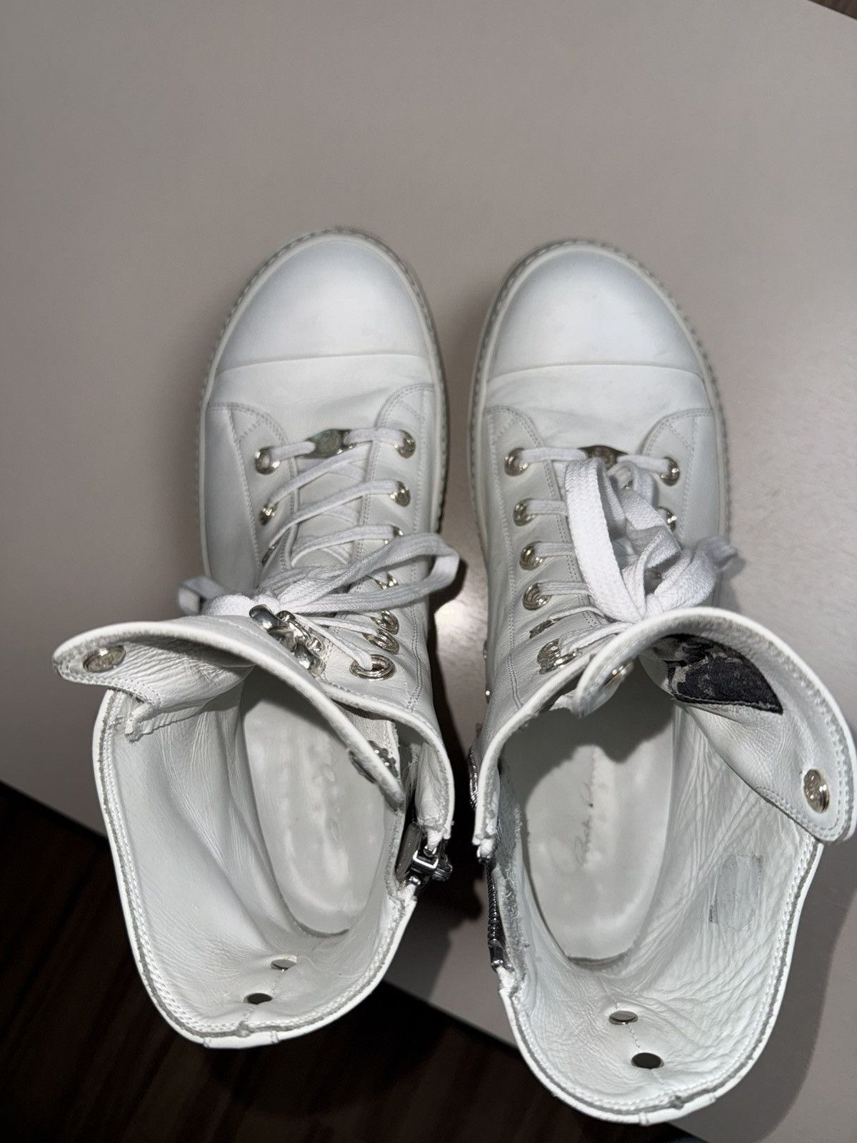 Chrome Hearts [EU45] Chrome Hearts Ramones with fleur white rhodium Size US 11.5 / EU 44-45 - 10 Thumbnail