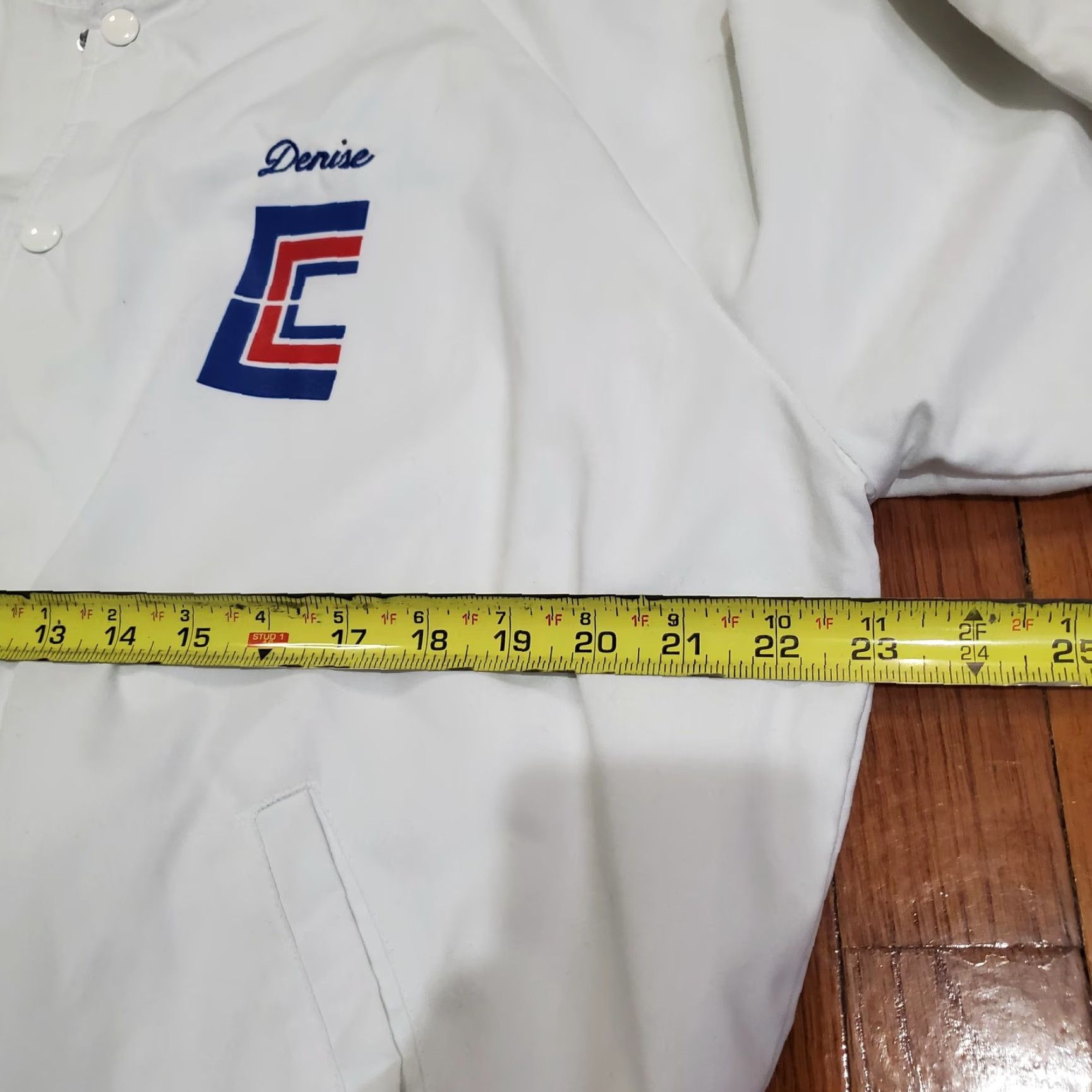 Vintage VINTAGE Carpenter Contractors of America Jacket Mens L Varsity Bomber 80s Art-Flo Nylon White Snap Size US L / EU 52-54 / 3 - 7 Thumbnail
