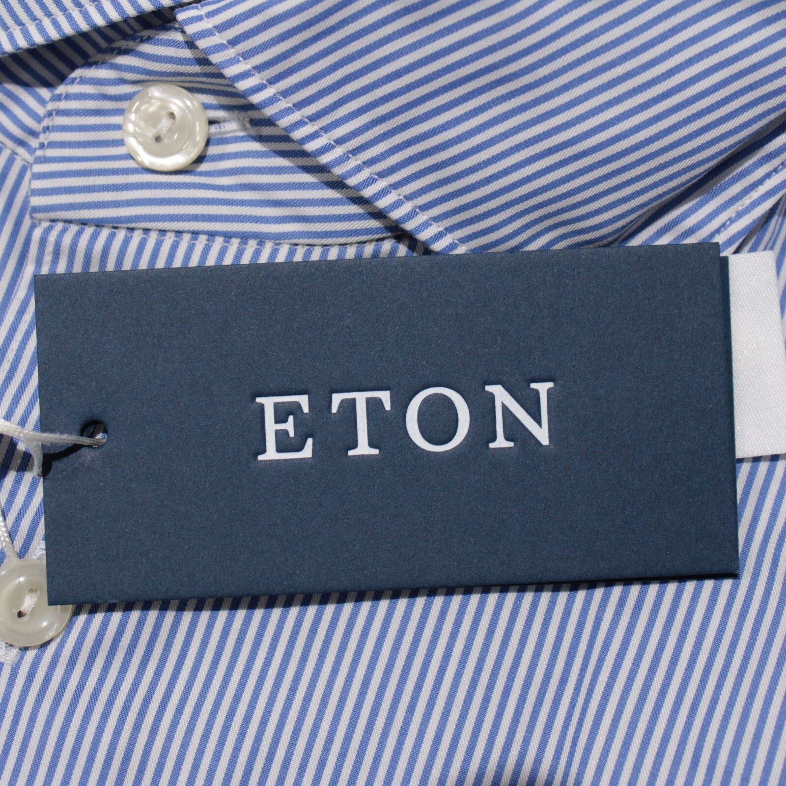 Eton Eton New with tags Shirt Size L US In Blue Size US L / EU 52-54 / 3 - 2 Thumbnail