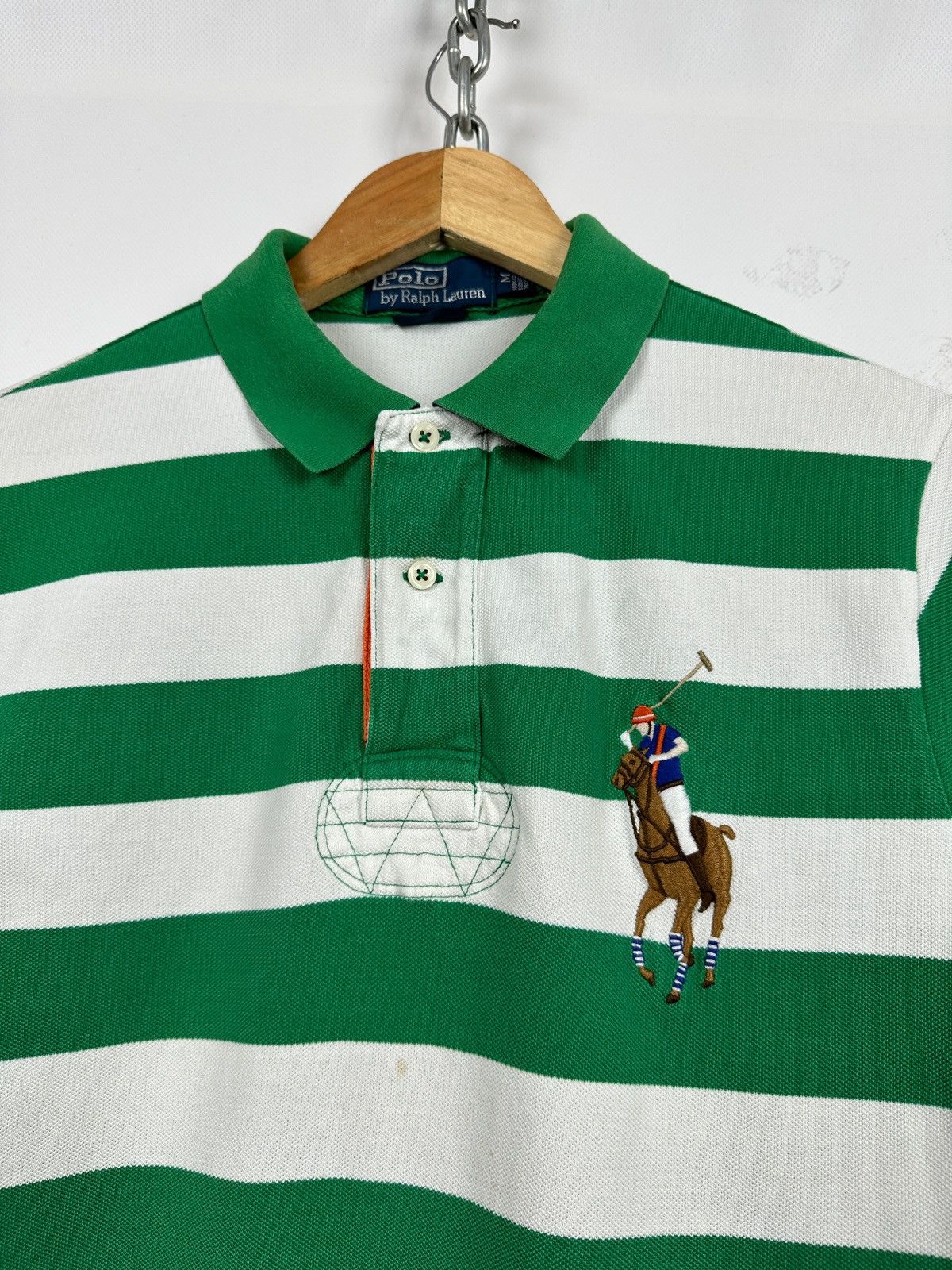 Polo Ralph Lauren Vintage Polo Ralph Lauren #3 Striped Y2K Chief Keef Size US S / EU 44-46 / 1 - 8 Thumbnail
