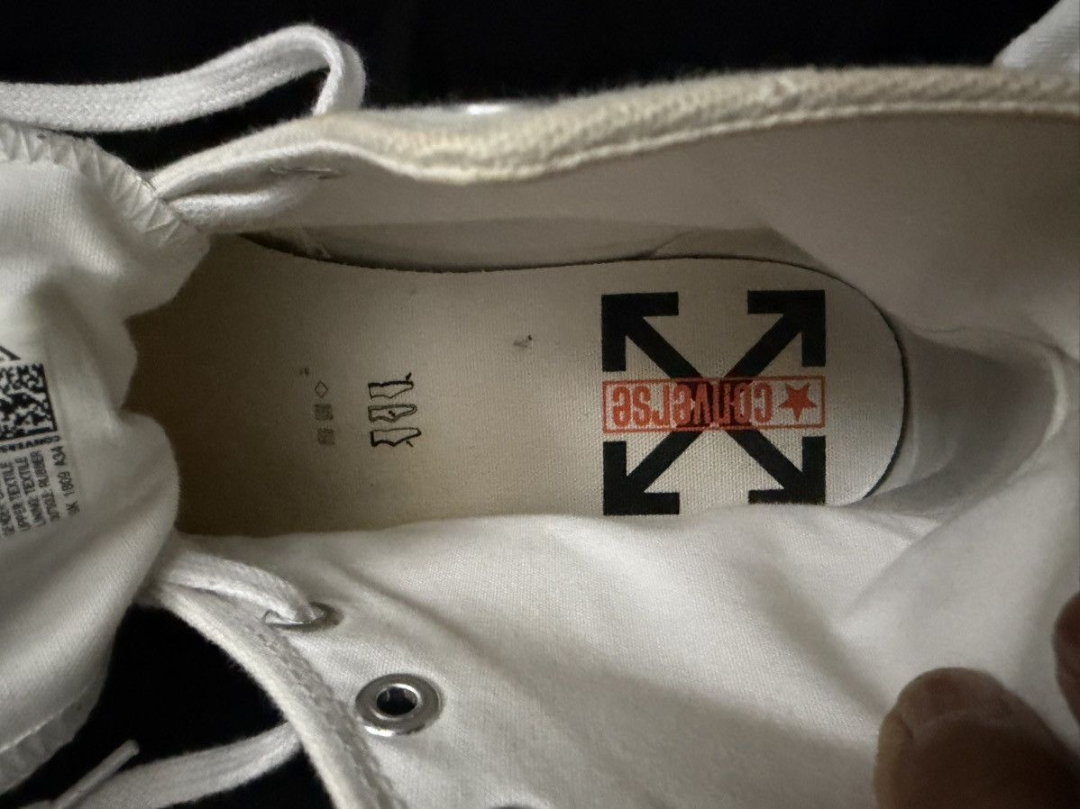 Converse × Off-White Off White x Converse Chuck 70 ‘White’ Size US 13 / EU 46 - 6 Thumbnail