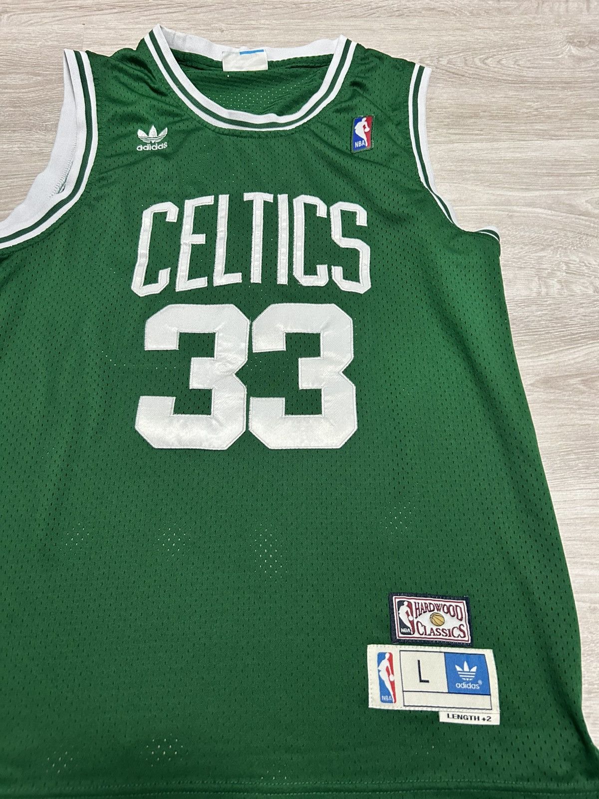 Adidas Vintage Jersey NBA Adidas Boston Celtics Larry Bird #33 Size US M / EU 48-50 / 2 - 2 Thumbnail