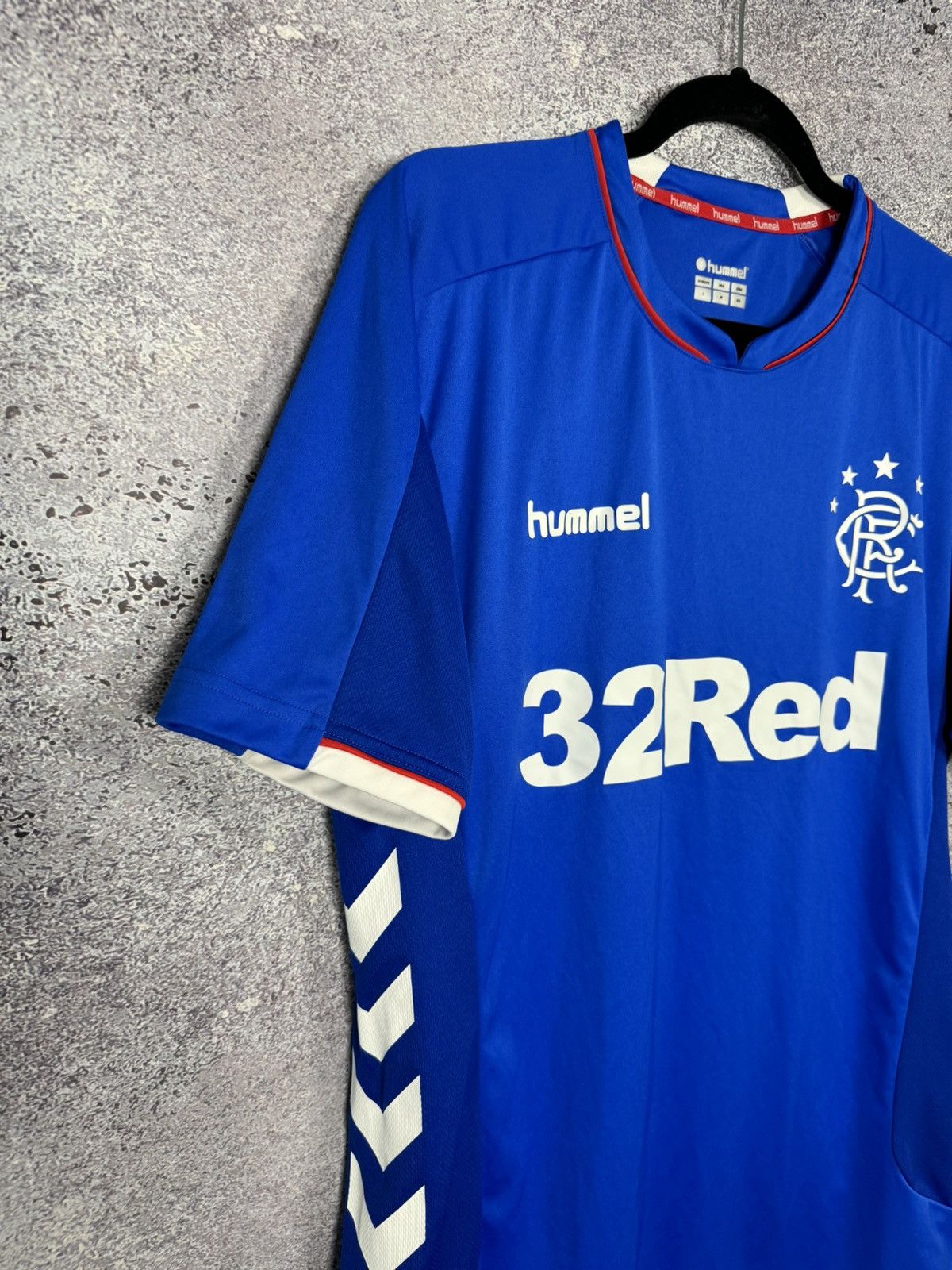 Hummel × Vintage Vintage Rangers FC 2018/19 Hummel Soccer Jersey Blokcore Size US M / EU 48-50 / 2 - 5 Thumbnail