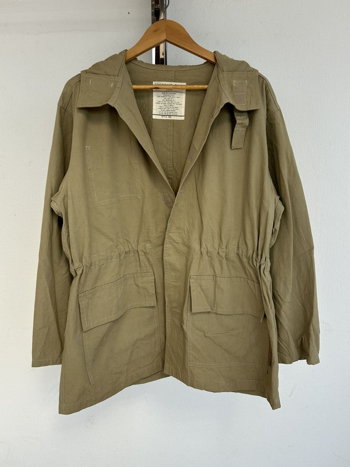 Hai Sporting Gear Vintage Issey Miyake Parka Olive Size US L / EU 52-54 / 3 - 6 Thumbnail