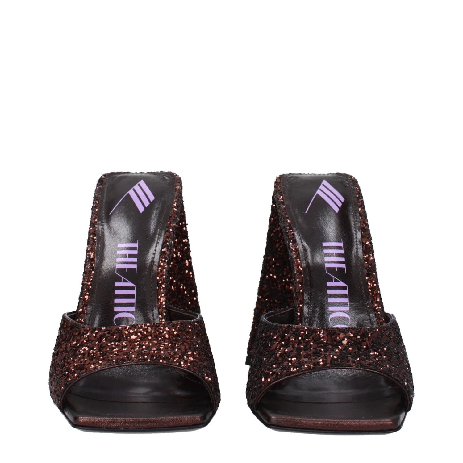 The Attico ob1o1e1224 Glitter Sandals in Brown Size US 6 / IT 36 - 3 Thumbnail