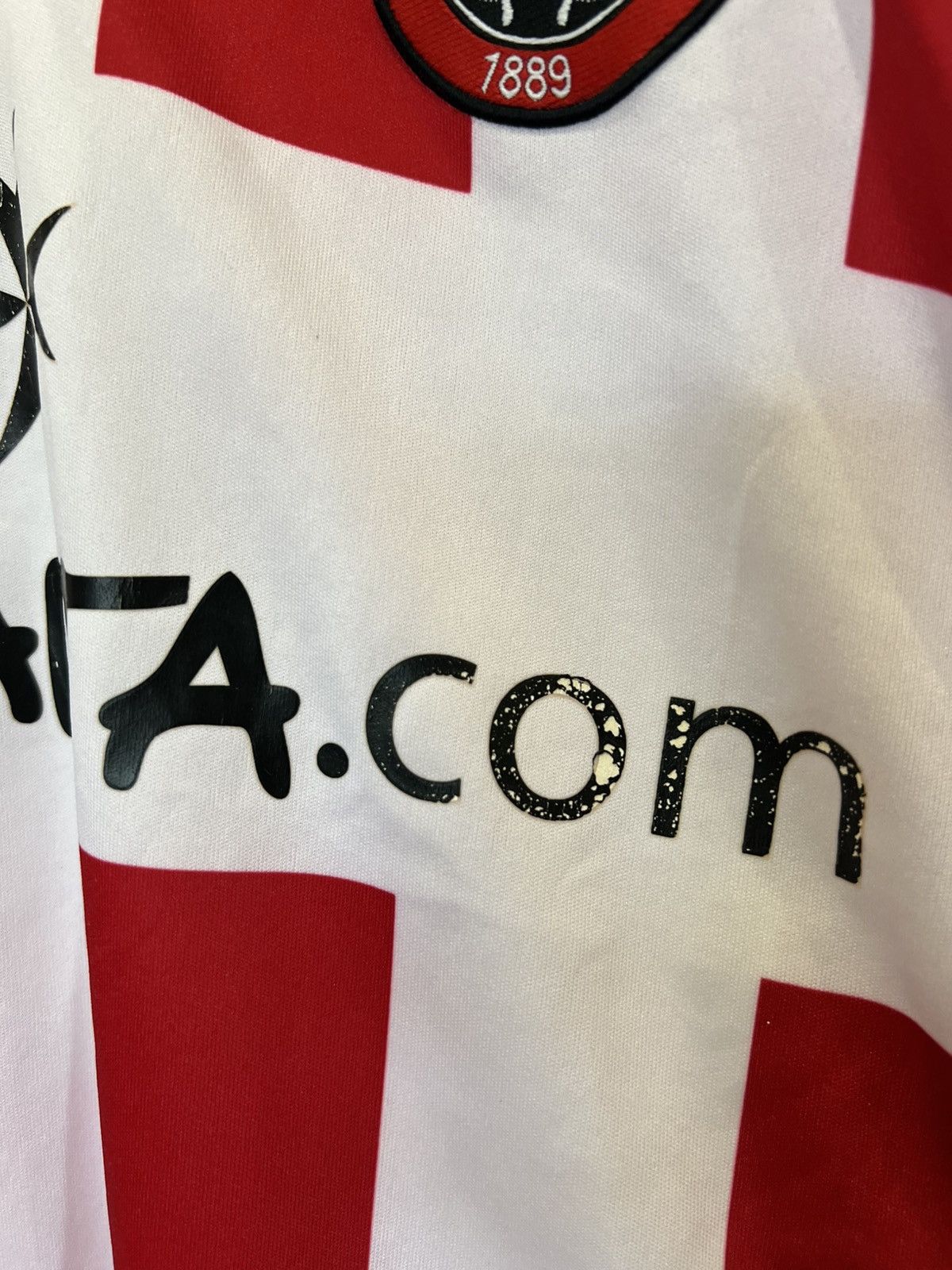Macron Sheffield United Macron 2010/2011 Home Kit Soccer Jersey Size US L / EU 52-54 / 3 - 4 Thumbnail