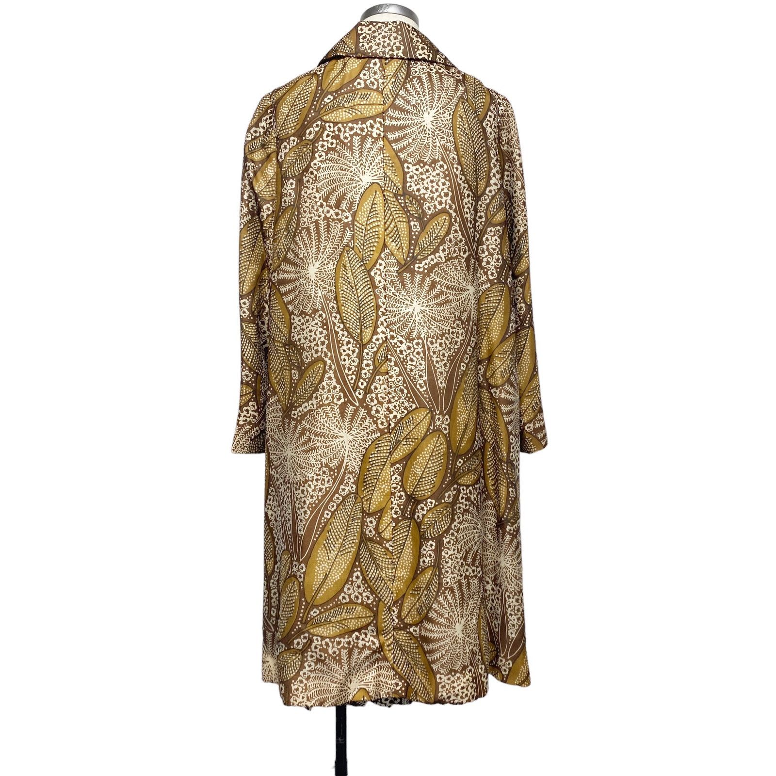 Vintage Vintage Ruth McCulloch Brown Printed 4 Piece Skirt Set Size 36" / US 14 / IT 50 - 10 Thumbnail