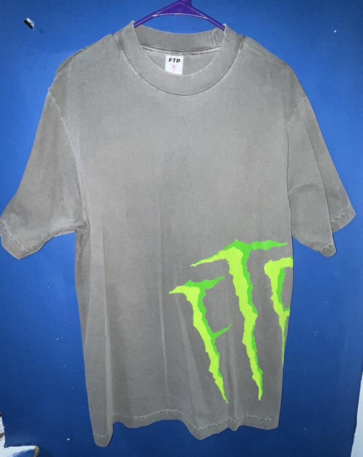 Fuck The Population FTP ENERGY TEE(CEMENT) Size US M / EU 48-50 / 2 - 2 Thumbnail