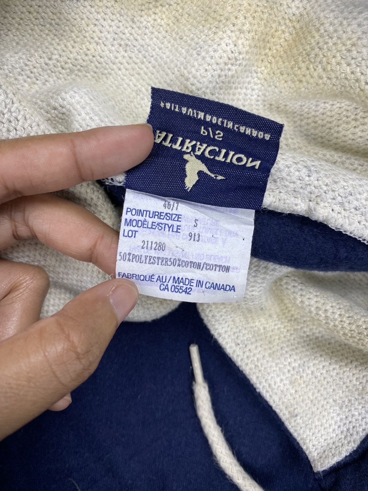 ATTRACTIONS Vintage 90s Attraction Montebello Canada Sweatshirt Size US M / EU 48-50 / 2 - 9 Thumbnail