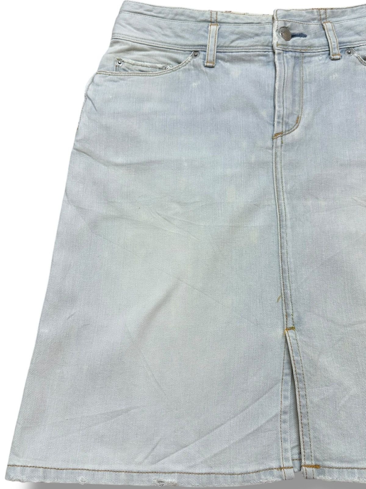 Katharine Hamnett London Vintage Katherine Hamnet London Faded Mini Skirts Size 28" / US 6 / IT 42 - 2 Thumbnail
