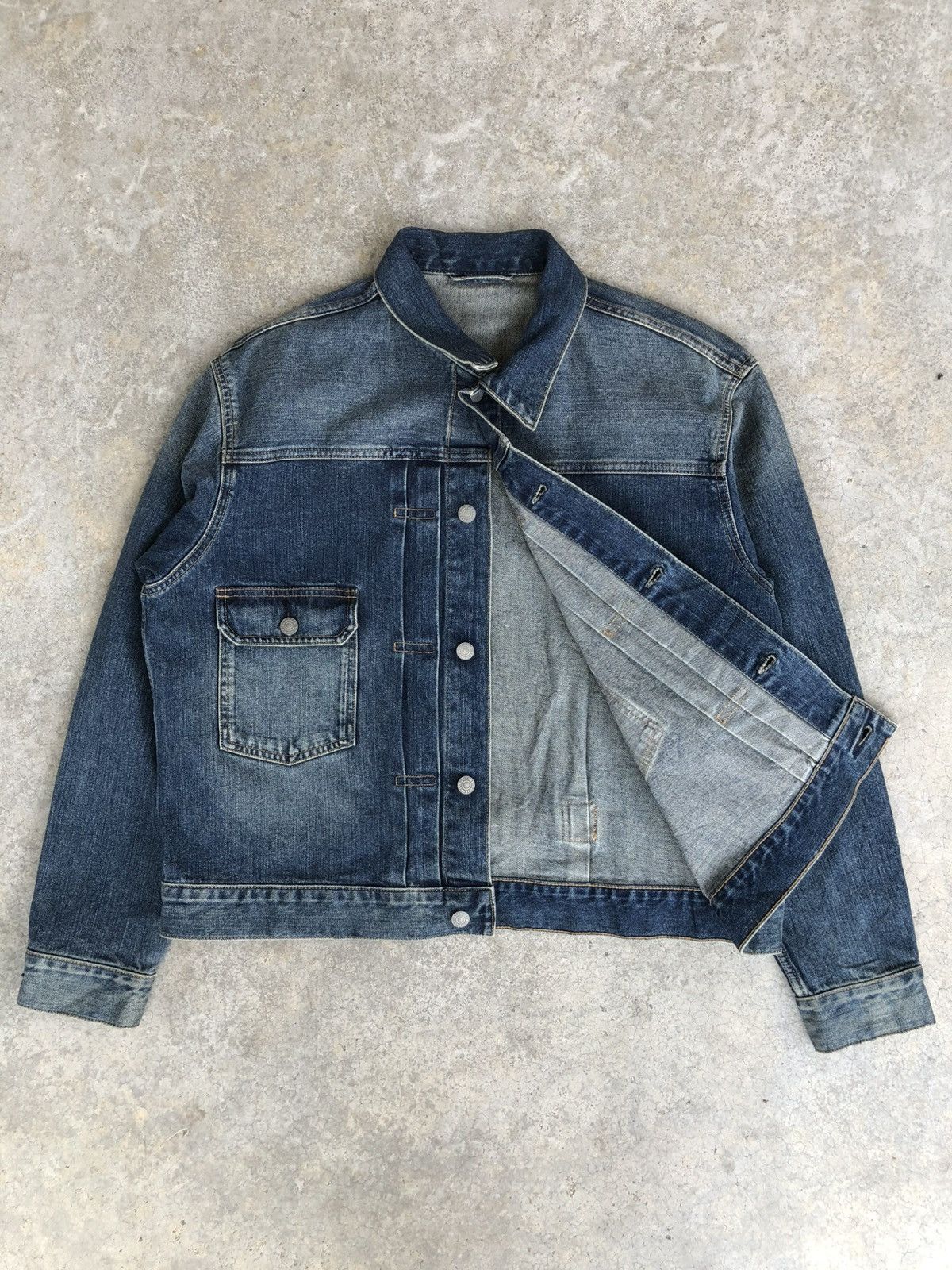 Japanese Brand Type 2 Japanese GU Distressed Denim Size US L / EU 52-54 / 3 - 3 Thumbnail