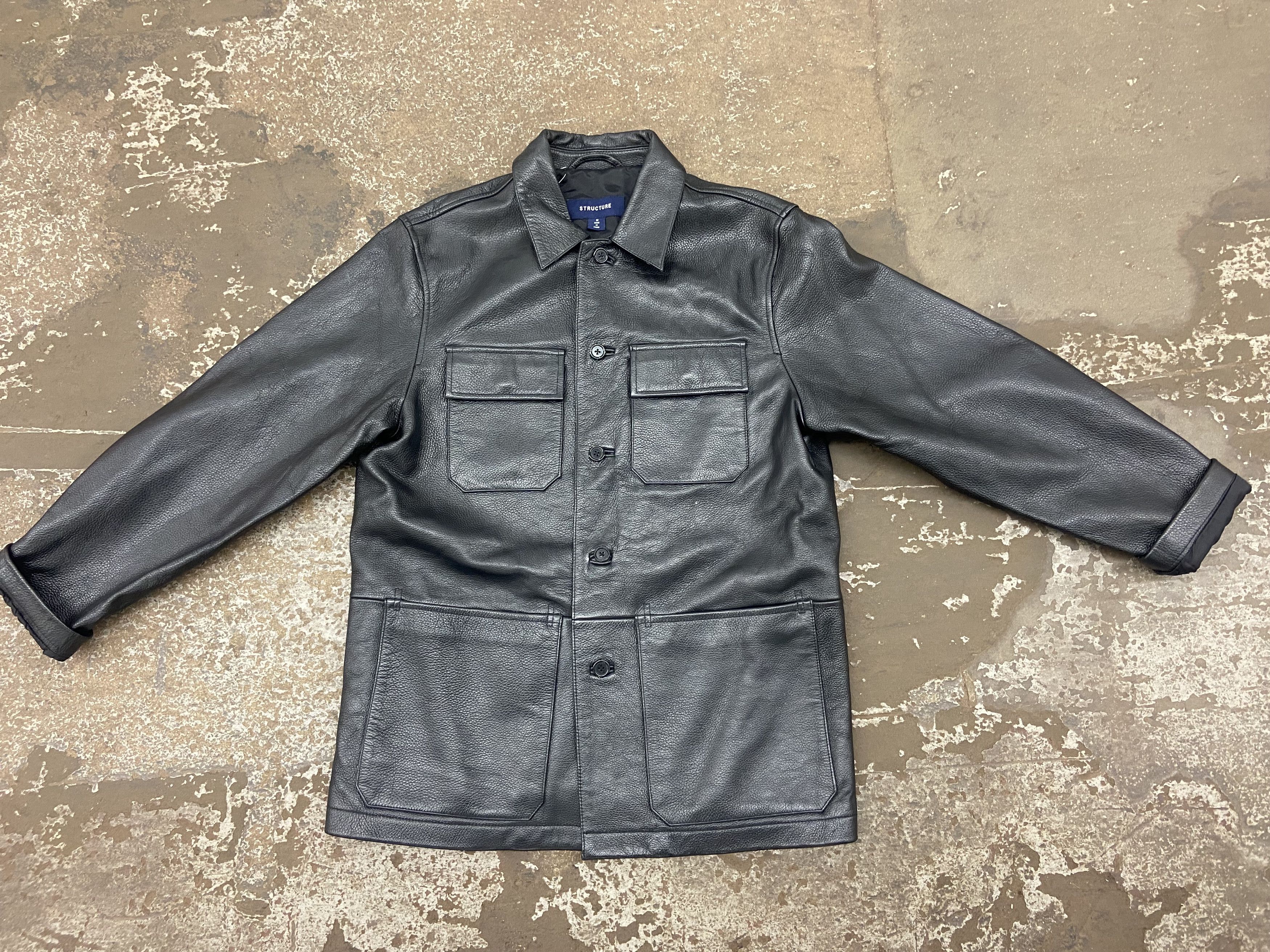 Levi's Boxy Leather Coat - Vintage Size US M / EU 48-50 / 2 - 4 Thumbnail